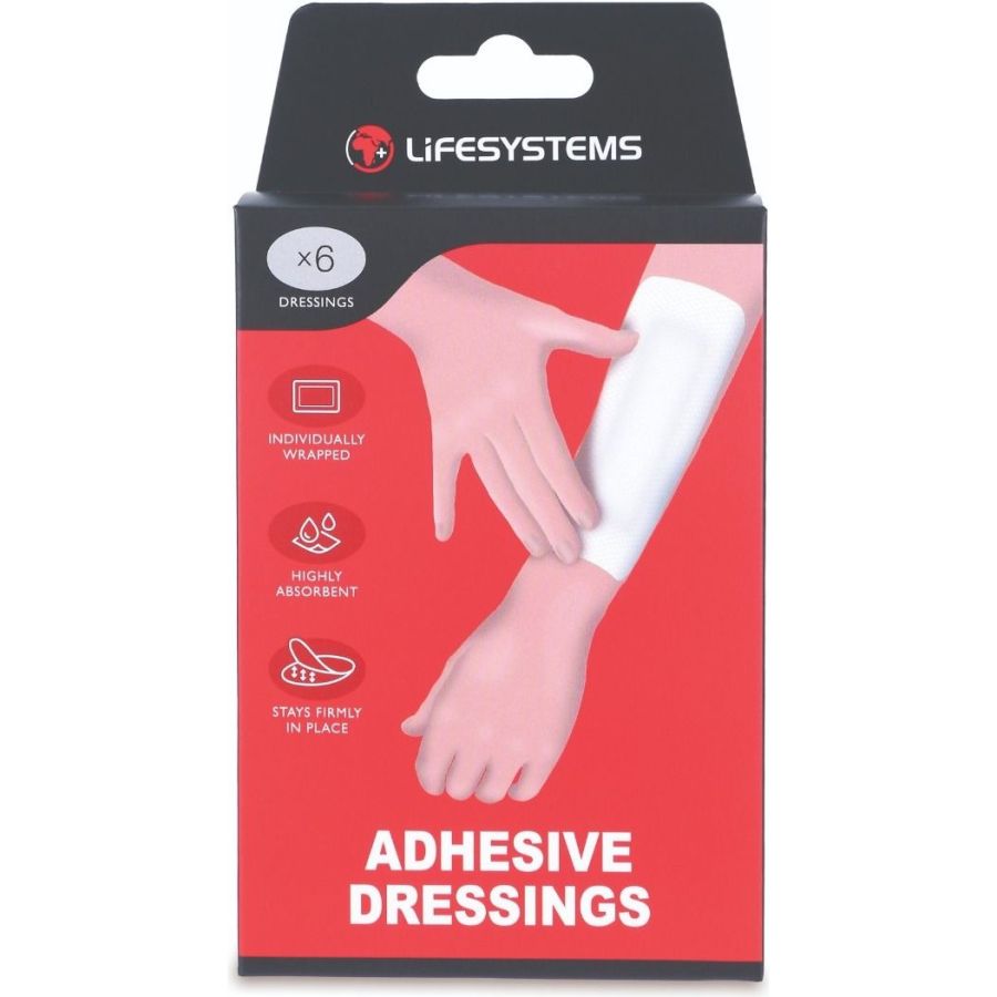 Lifesystems Low Adherent Dressings, 4-Sizes, ensiapupakkaus
