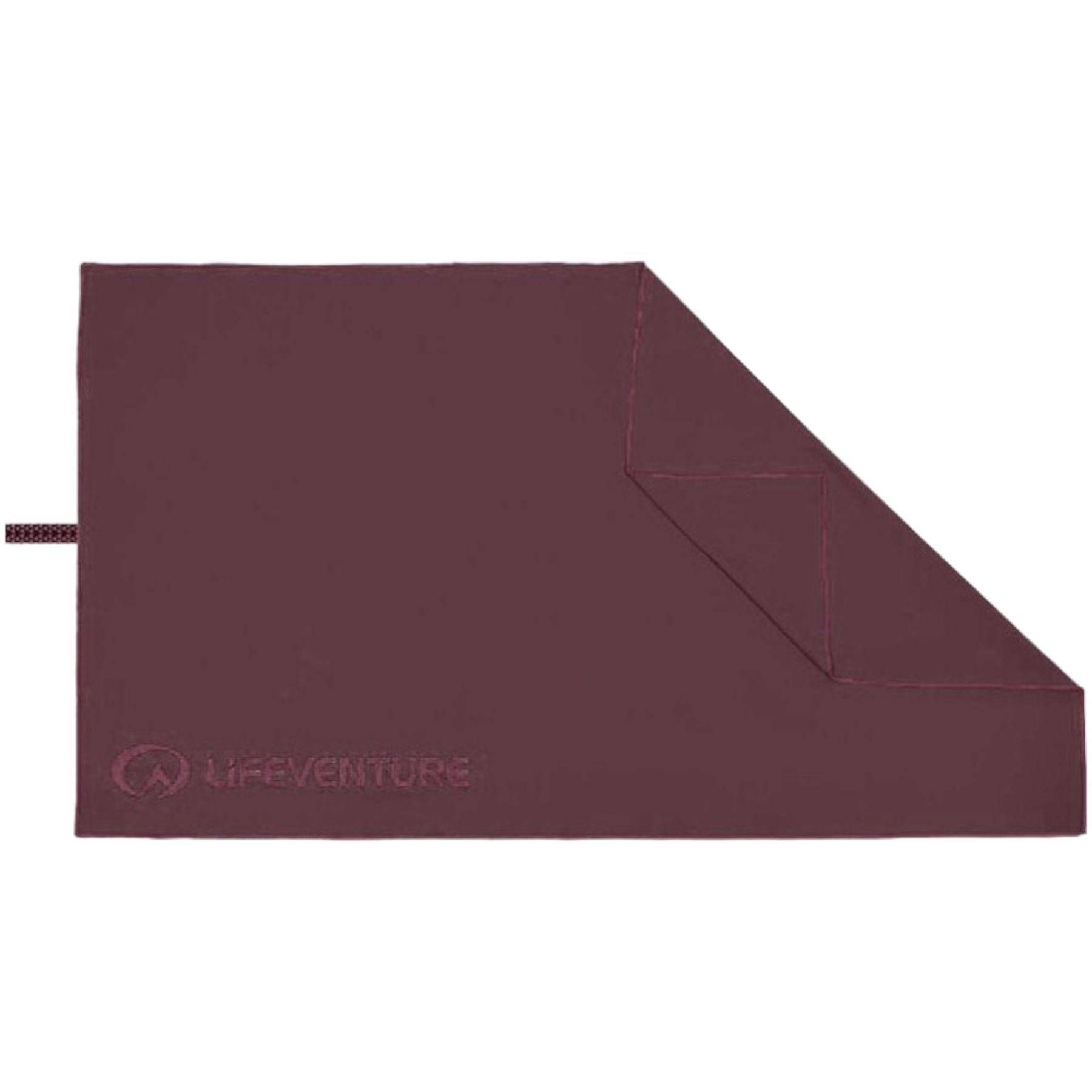 Lifeventure Trek Pyyhe, kierrätetty SoftFibre, unisex, mustaherukanpunainen