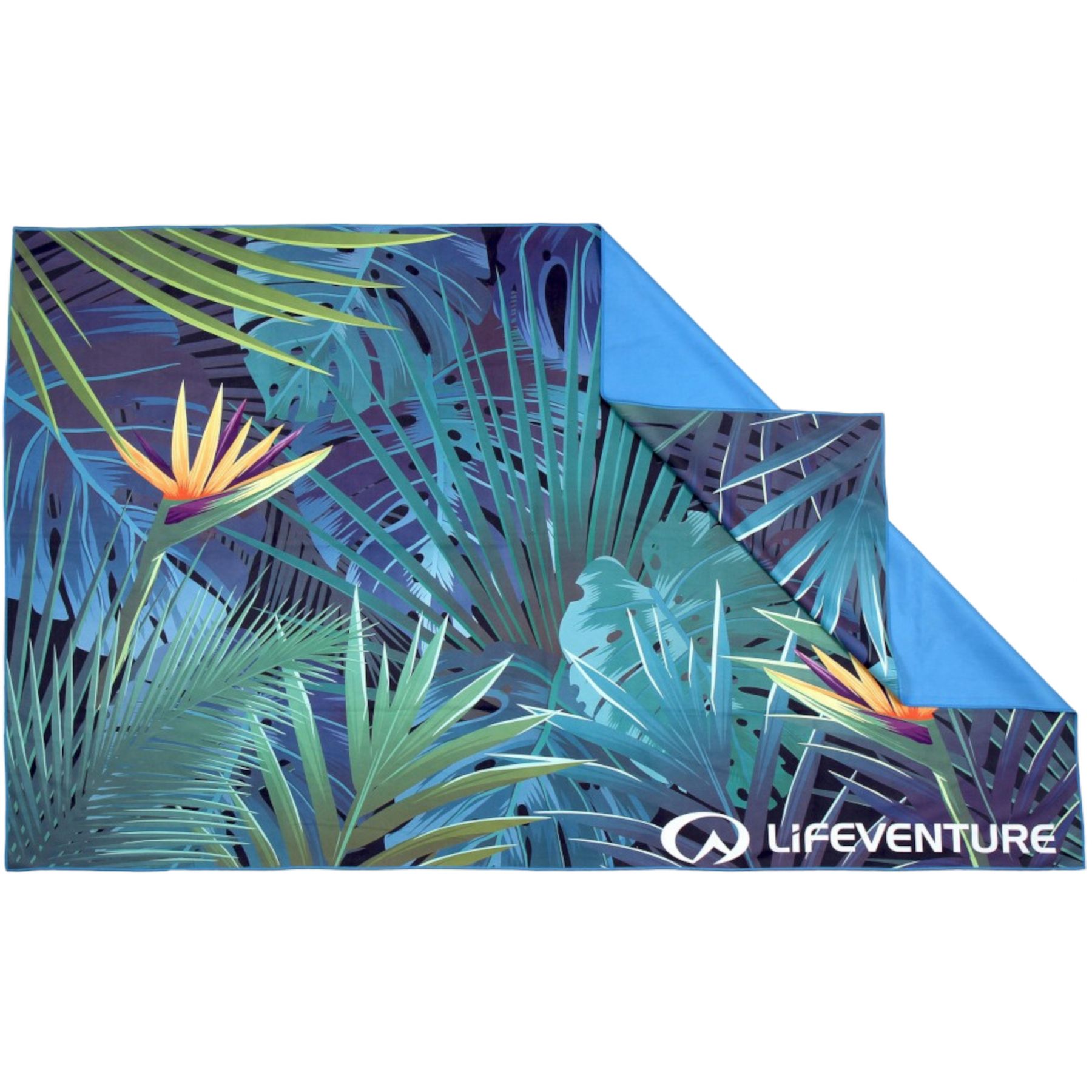 Lifeventure Trek Towel, kierrätetty SoftFibre, unisex, trooppinen