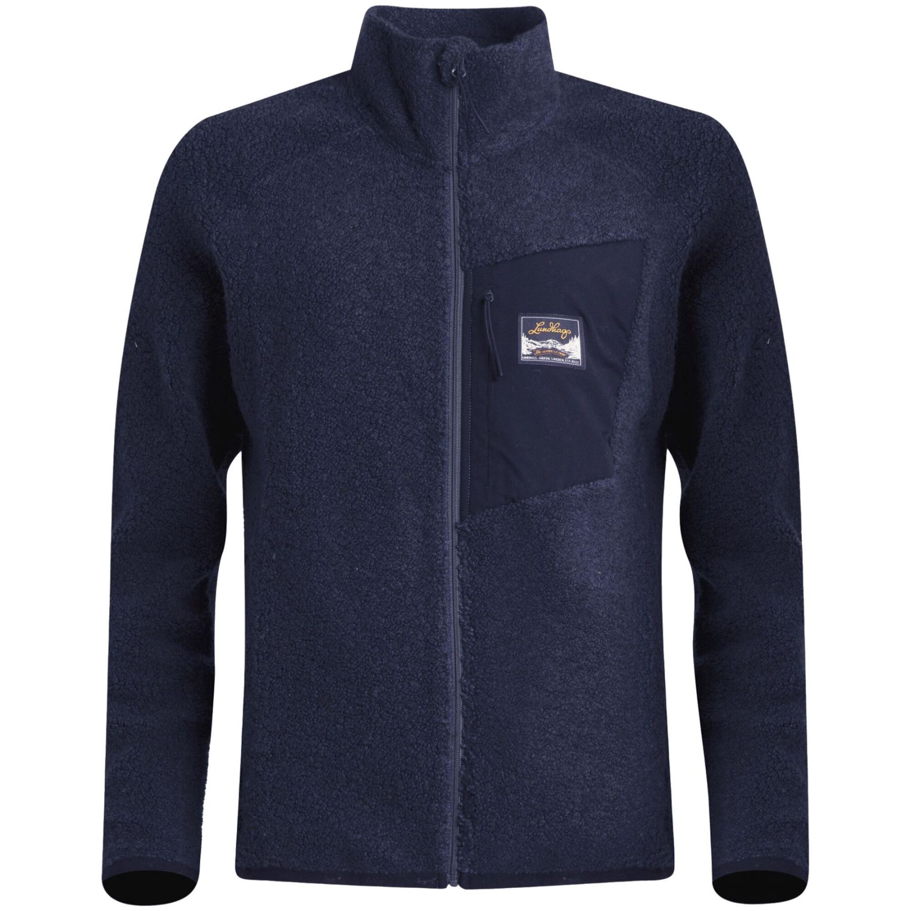Lundhags Flok Wool Ws Pile, untuvatakki, naiset, sininen