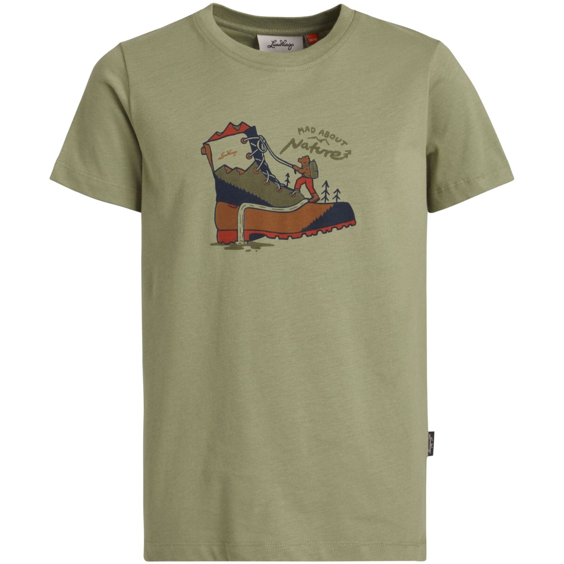 Lundhags Fulu Climbing T-paita Jr, T-paita, juniori, vihreä