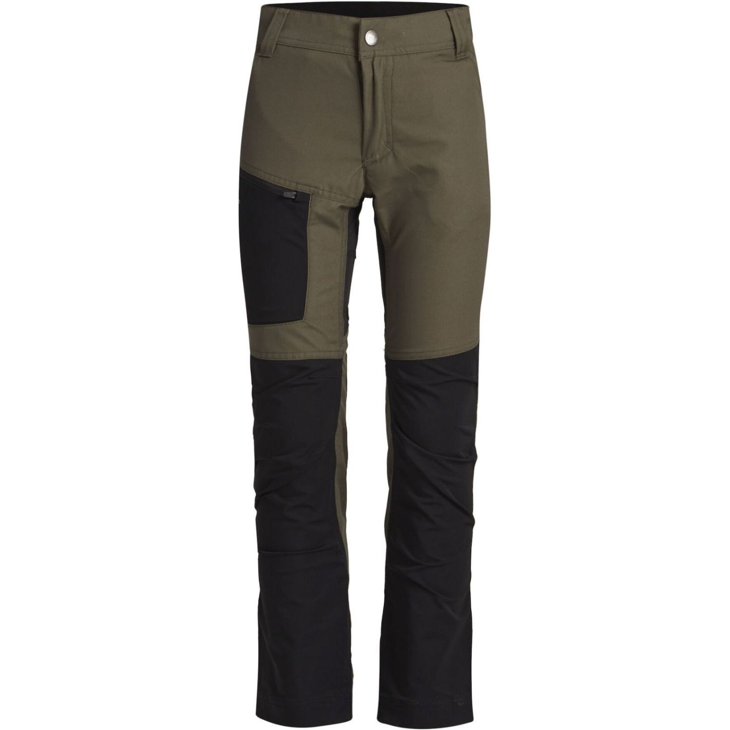 Lundhags Fulu Stretch Hybrid Pant JR, vaellushousut, vihreä/musta