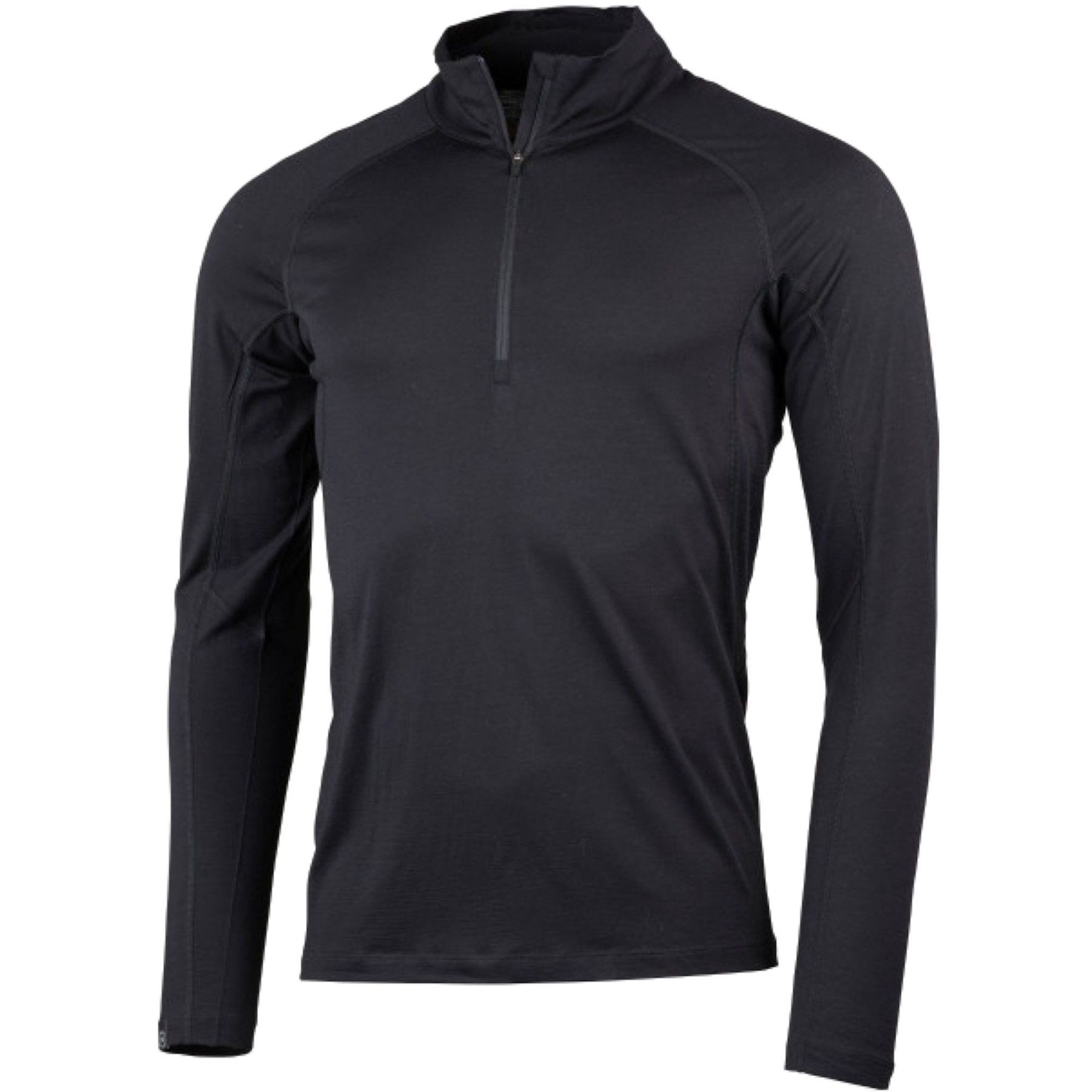 Lundhags Gimmer Merino Lt Ms 1/2 Zip, välikerros, miesten, musta