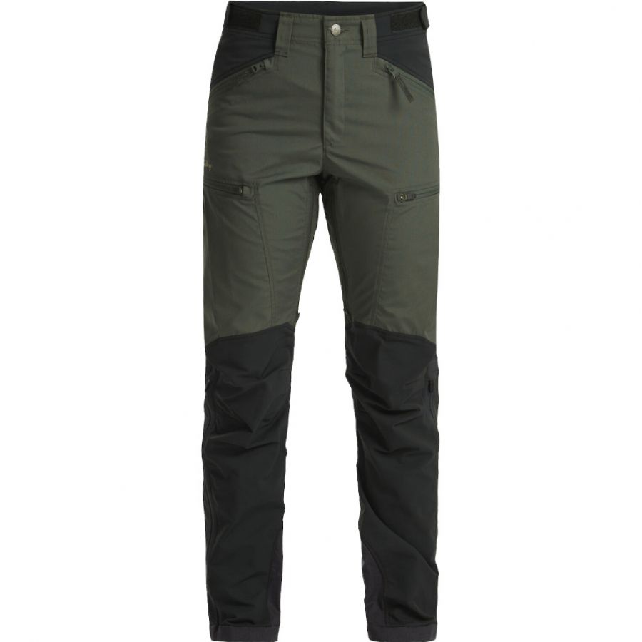 Lundhags Makke High Waist Curved Pant, vaellushousut, naiset, vihreä/musta
