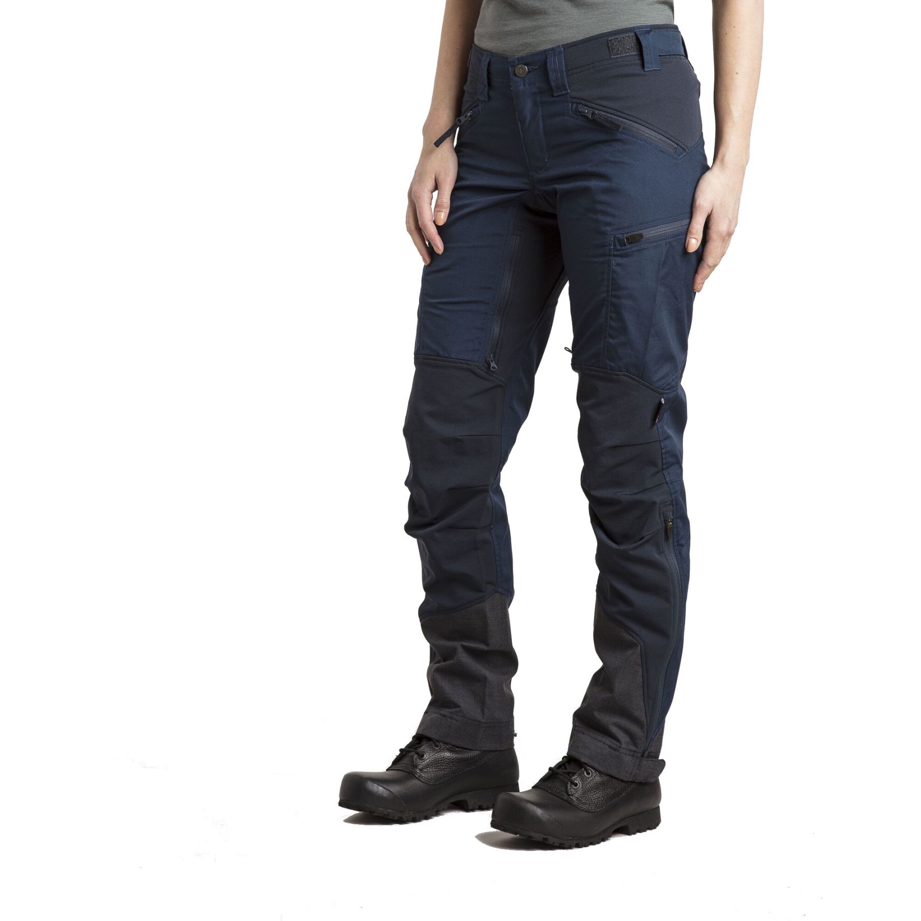 Lundhags Makke Ws Pant Short, vaellushousut, naiset, sininen