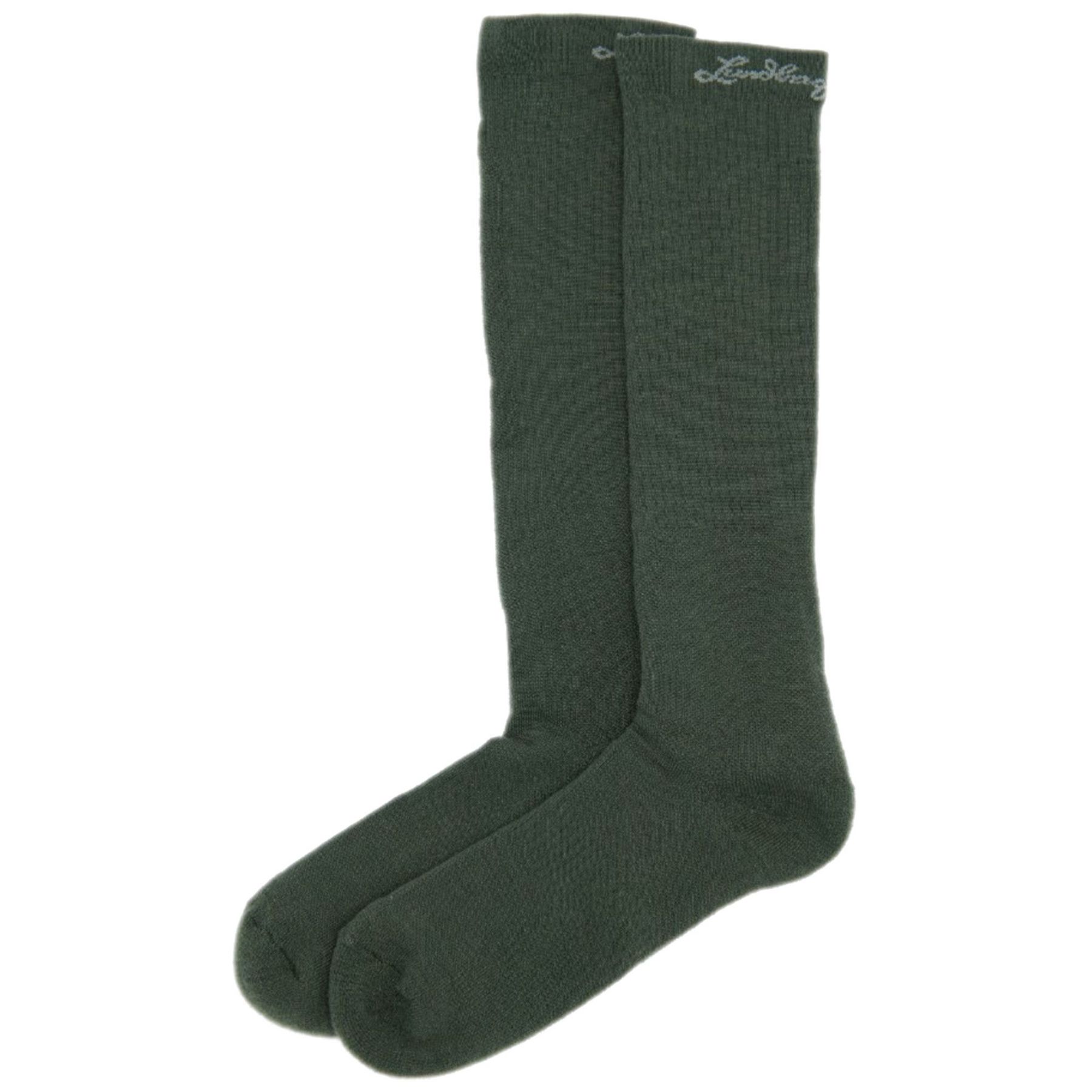 Lundhags Merino Trekking Sock High, vaellussukat, unisex, vihreä