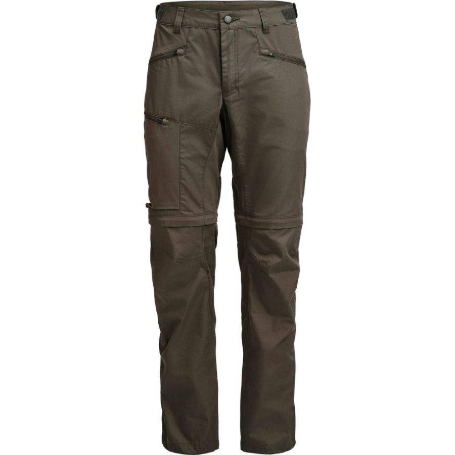 Lundhags Tived Zip-off Pant, vaellushousut, miesten, vihreä