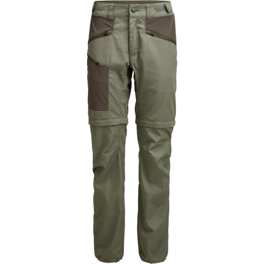 Lundhags Tived Zip-off Pant, vaellushousut, naiset, vihreä