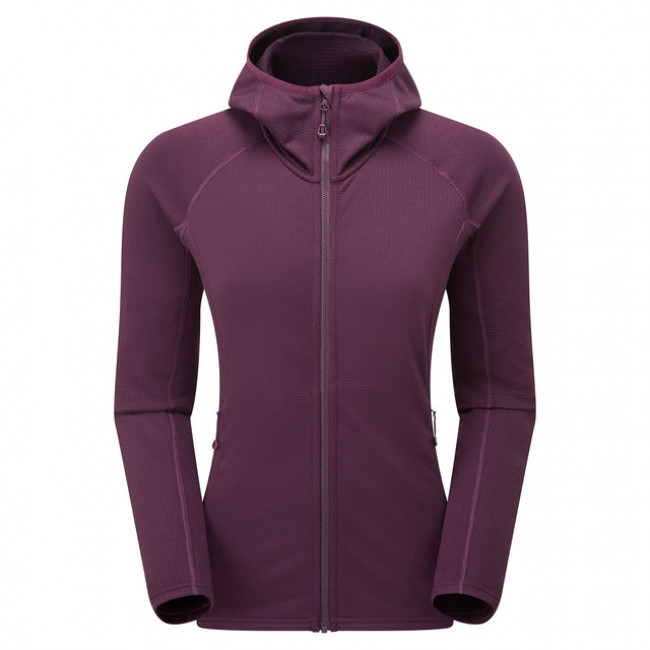 Montane F Protium Hoodie, fleecetakki, naiset, tummanvioletti