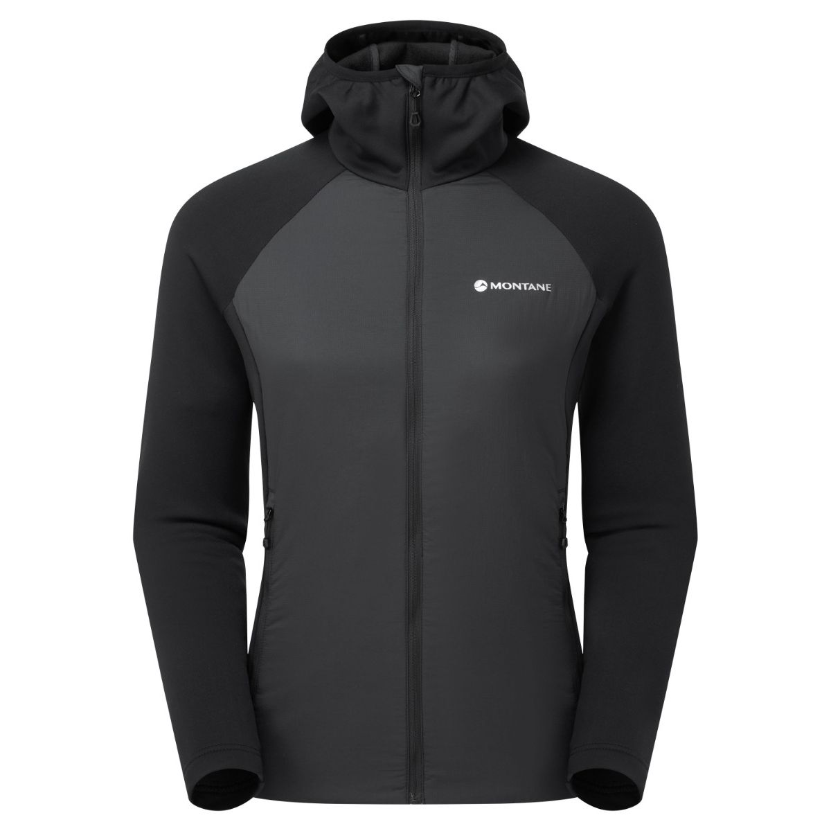 Montane F Sirocco Lite Hoodie, välikerros, naiset, musta