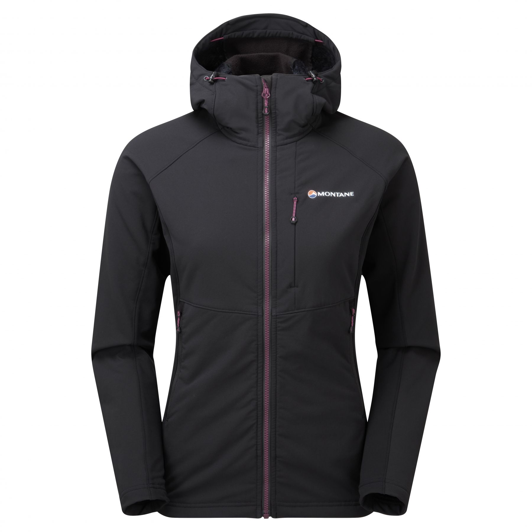 Montane Fem Krypton Hoodie, softshelltakki, naiset, musta