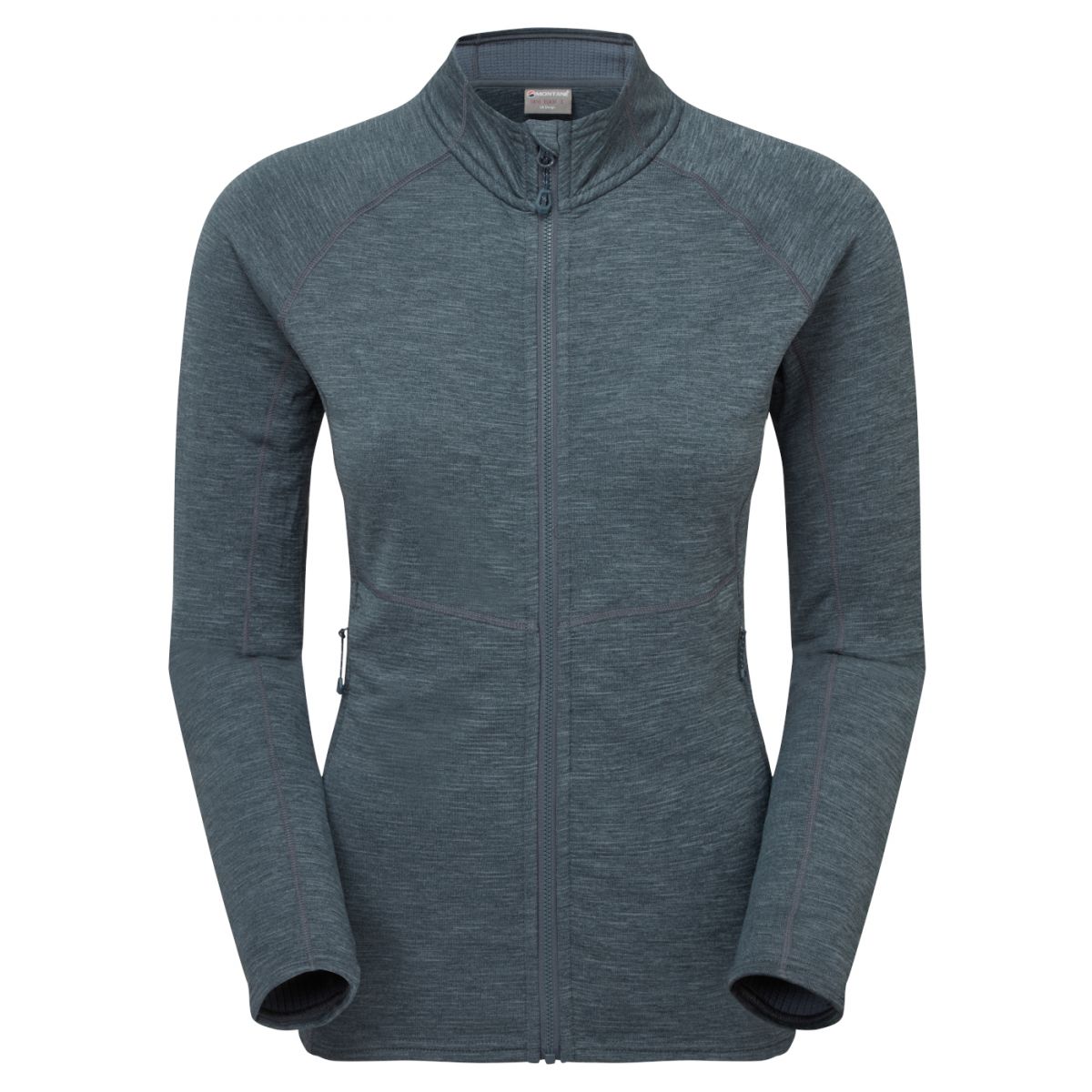 Montane Fem Protium Jacket, fleecepusero, naiset, sininen
