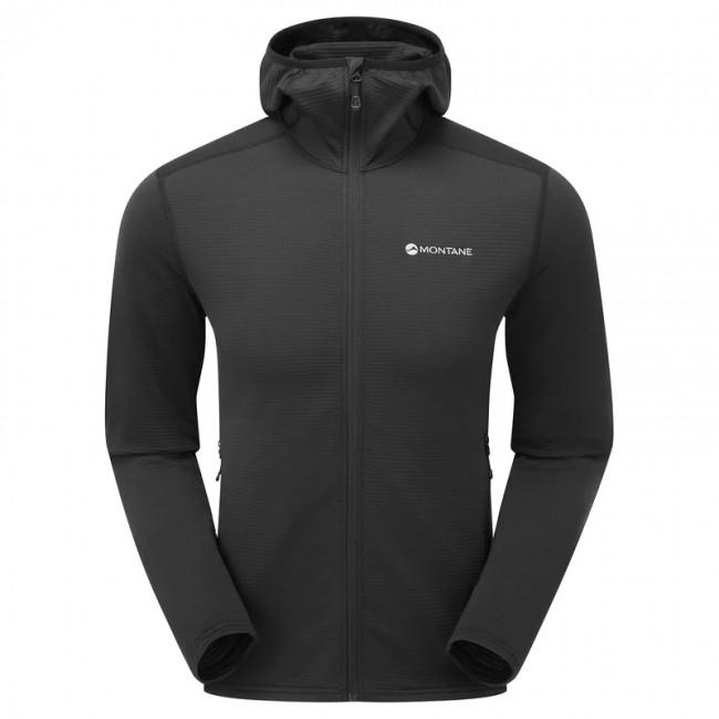 Montane Protium Lite Hoodie, fleecepaita, miesten, musta