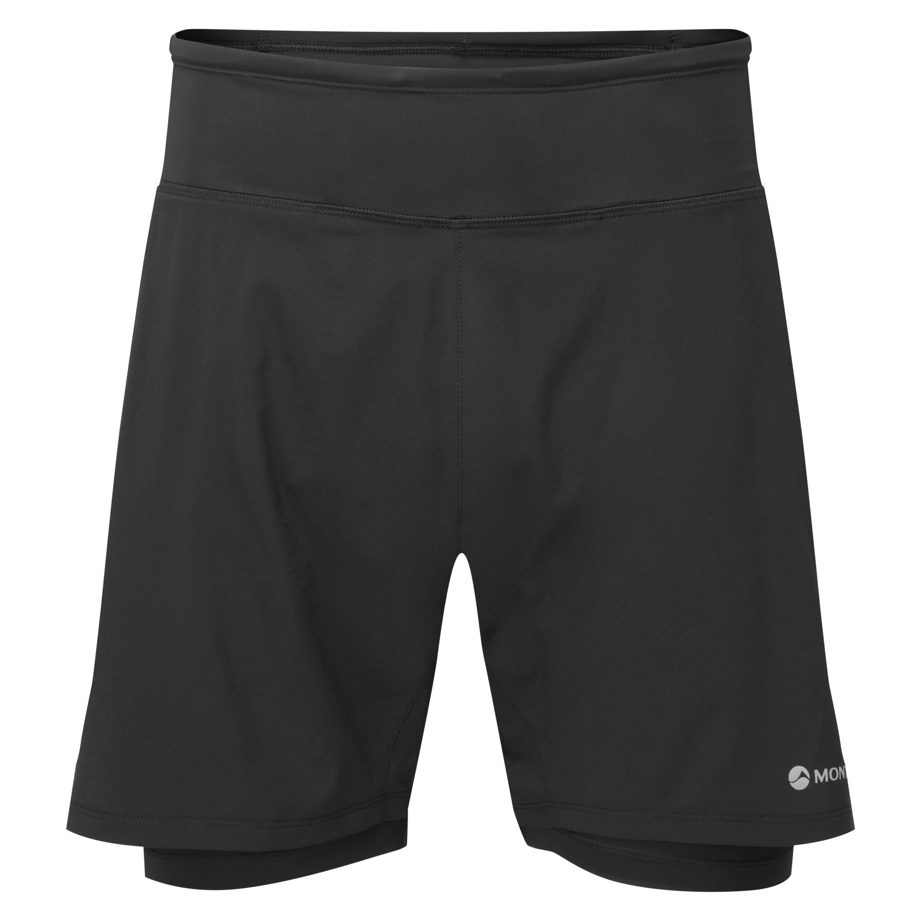 Montane Slipstream Twin Skin Shorts, miesten, musta