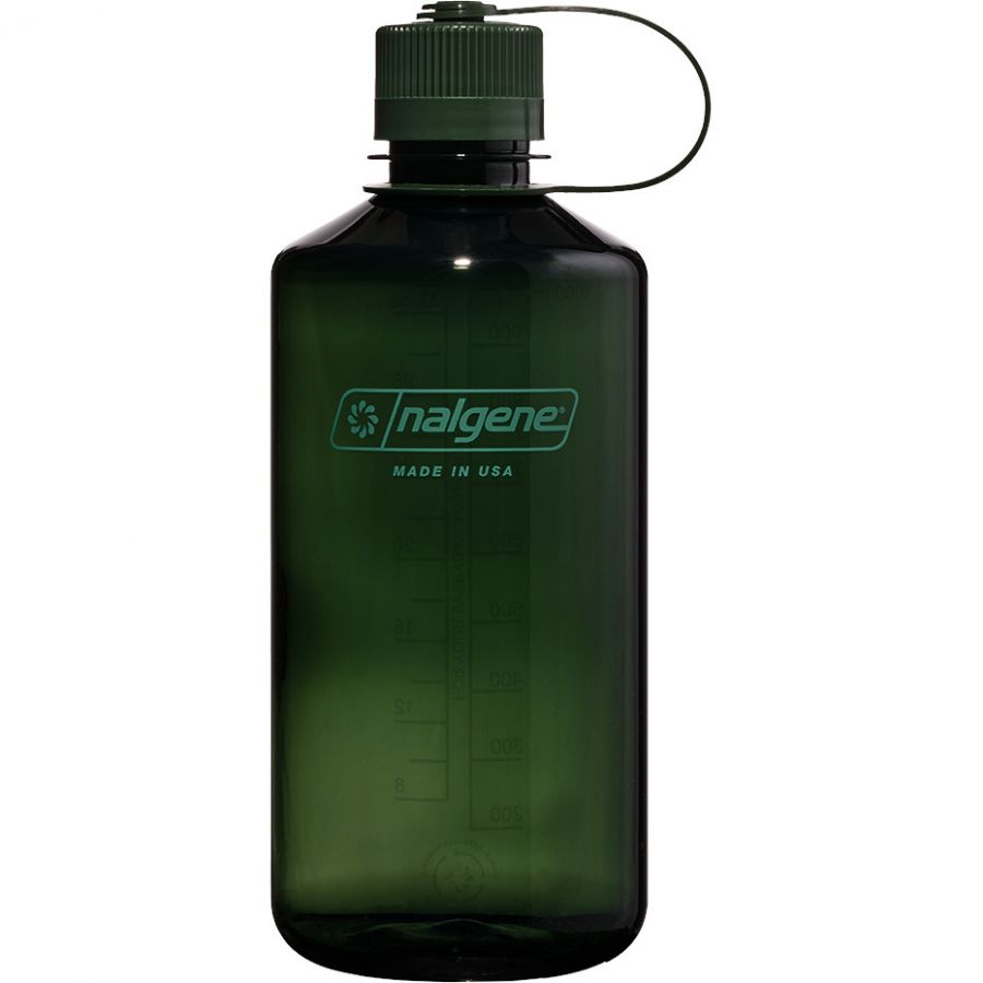 Nalgene narrow mouth sustain, juomapullo, 1000ml, Vihreä