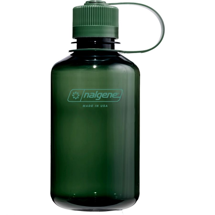 Nalgene narrow mouth sustain, juomapullo, 500 ml, Vihreä