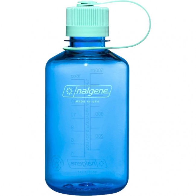 Nalgene narrow mouth sustain, juomapullo, 500ml, sininen