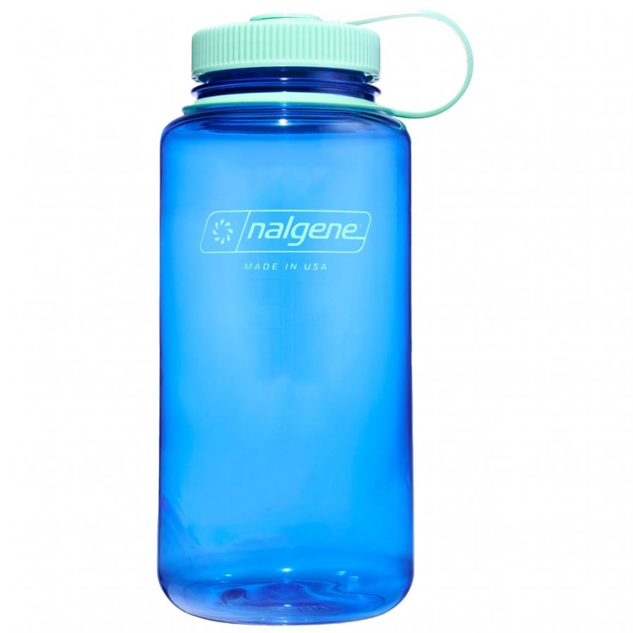 Nalgene wide mouth sustain, juomapullo, 1000ml, sininen