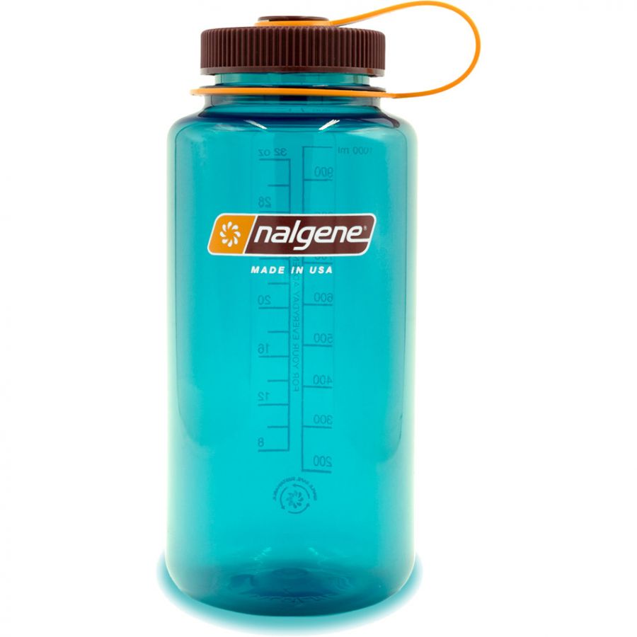 Nalgene wide mouth sustain, juomapullo, 1000ml, sininen/vihreä