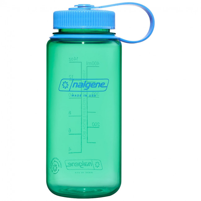 Nalgene wide mouth sustain, juomapullo, 500 ml, vihreä