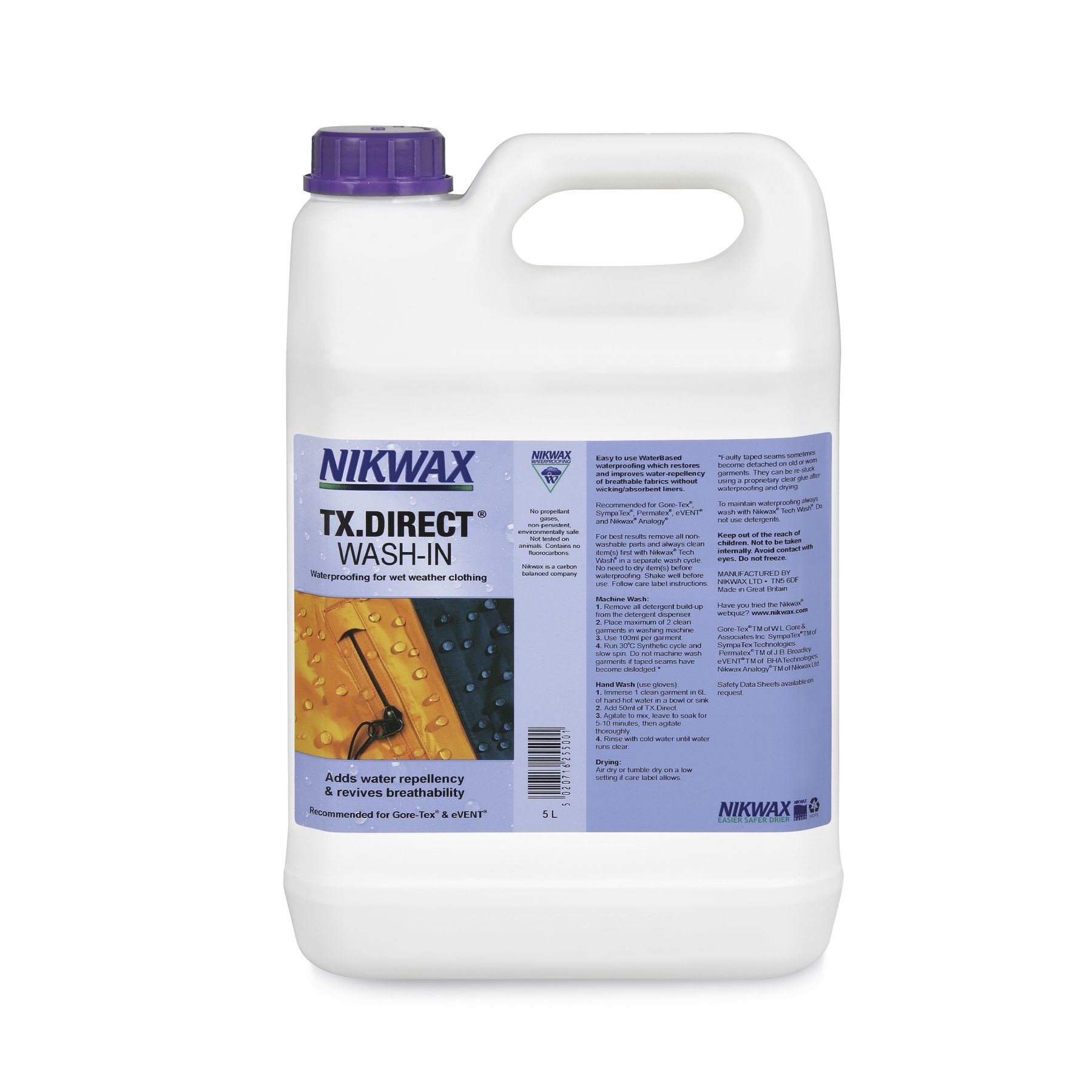 Nikwax TX-Direct wash-in 5L