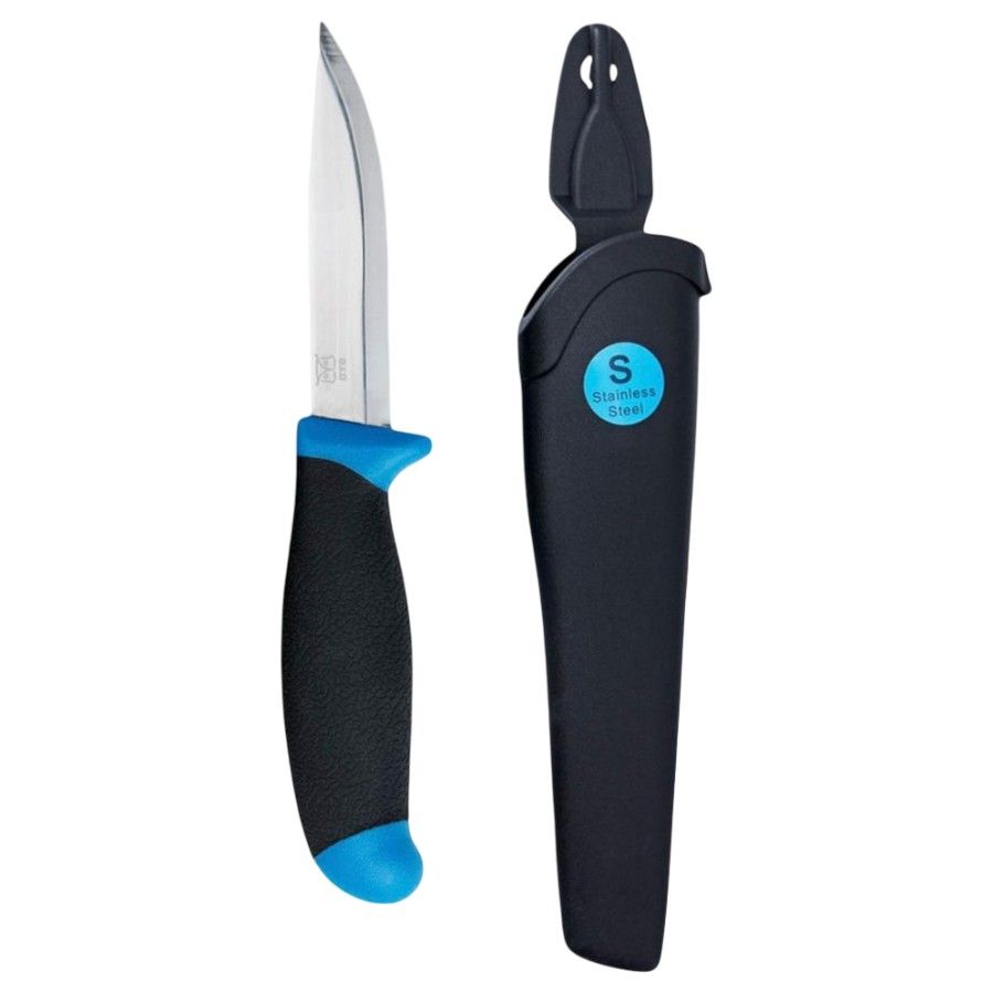 Oyo Knife In Stainless Steel W/Sheat, veitsi, sininen