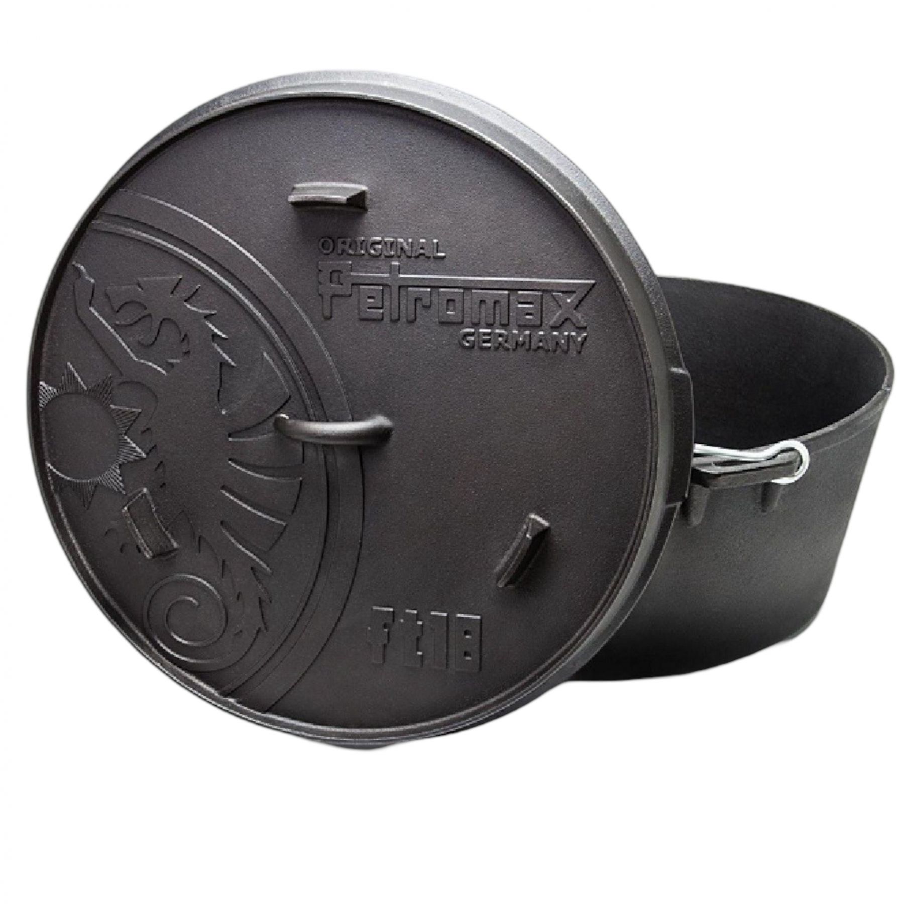 Petromax Dutch Oven FT18, tasainen, musta
