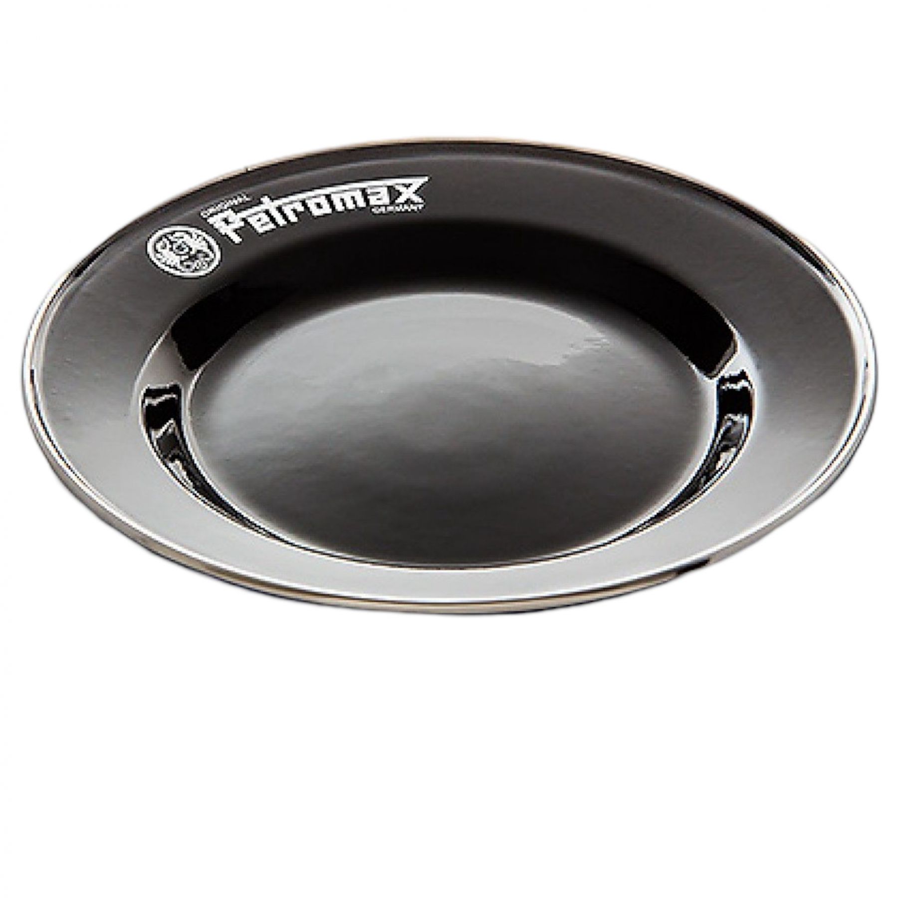 Petromax Enamel Lautaset Ø22, 2 kpl, musta