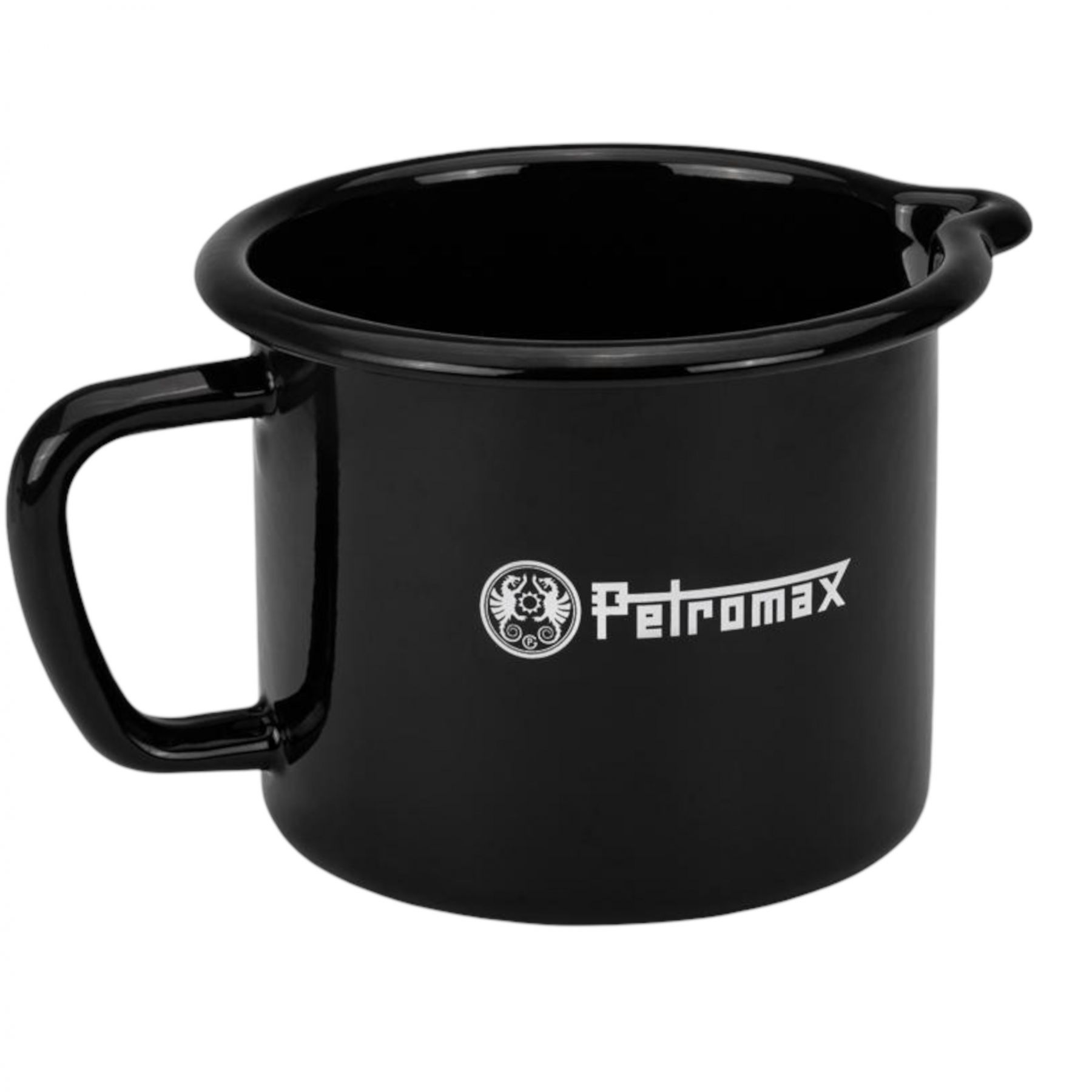 Petromax Enamel Milk Pot, Kattila, Musta
