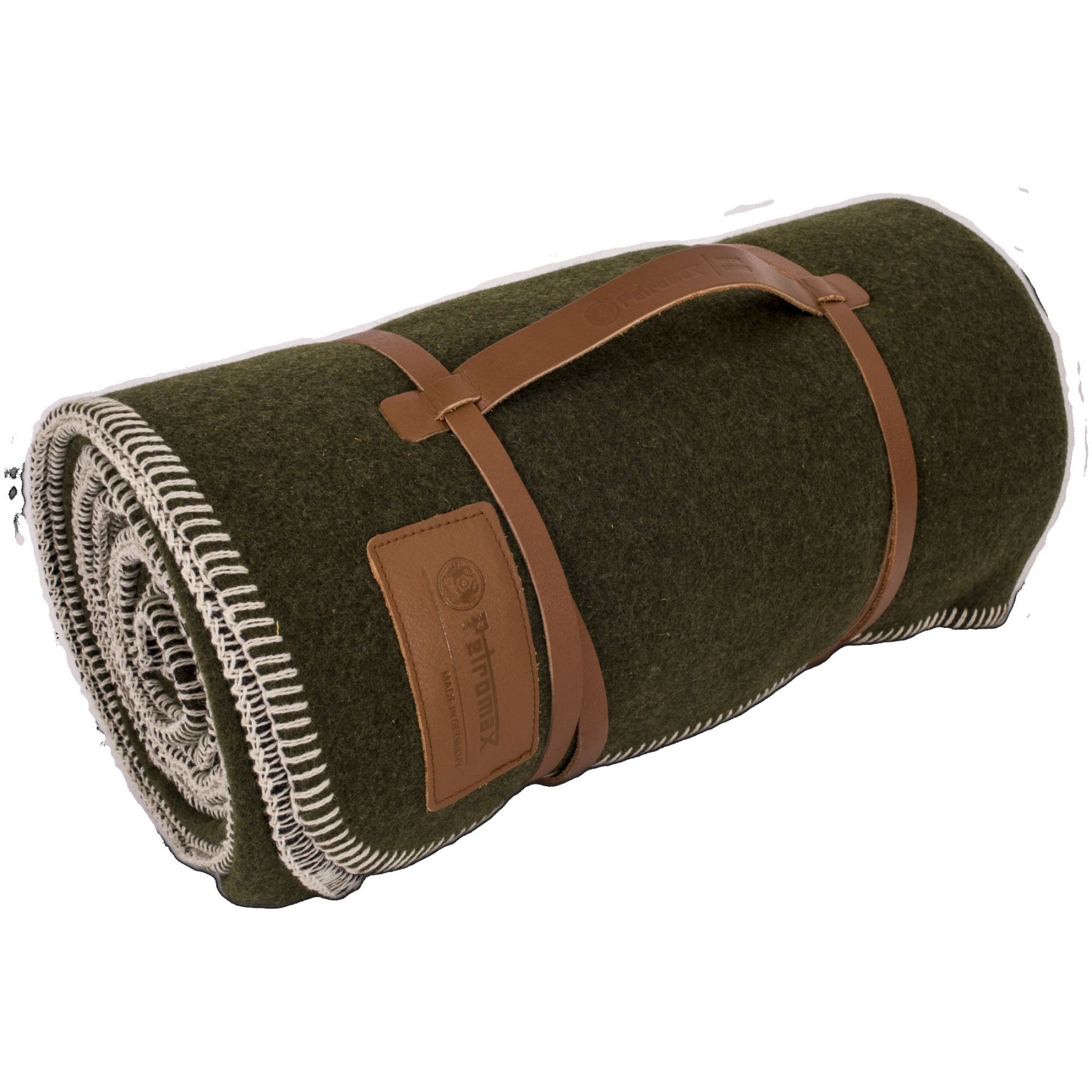 Petromax Smoky Wool Blanket, viltti, vihreä/musta