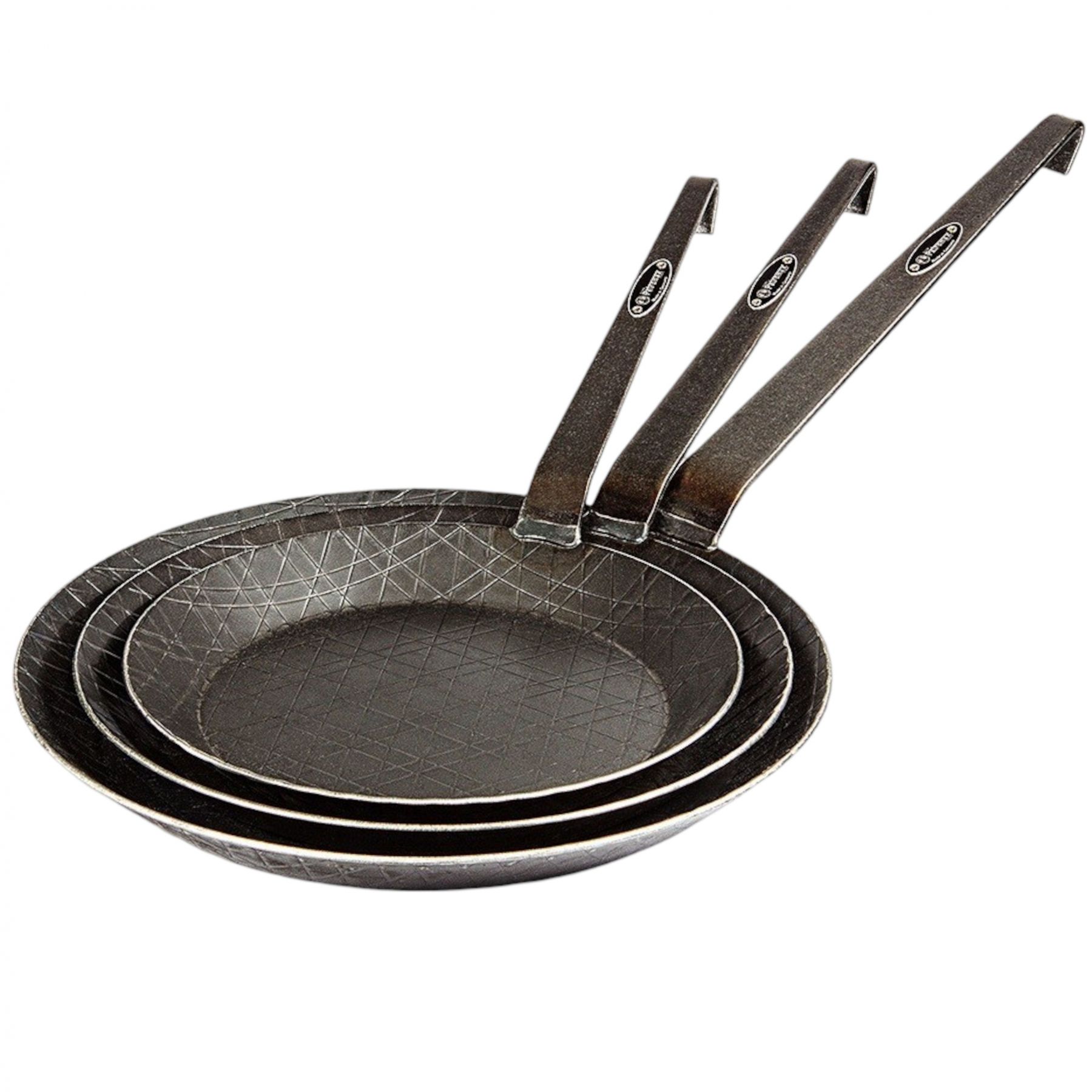 Petromax Wrought-Iron Pande SP24, paistinpannu, musta