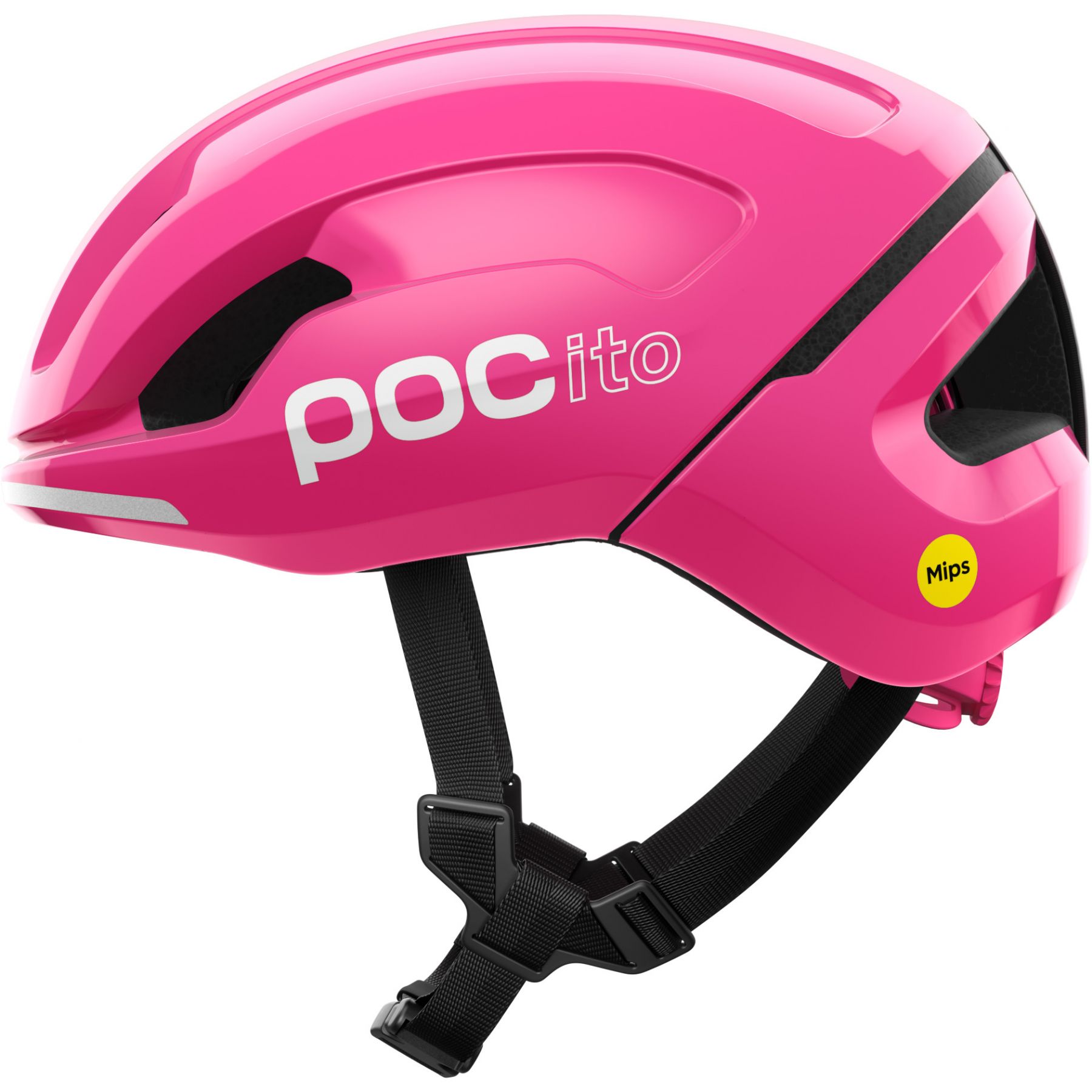 POCito Omne MIPS, pyöräilykypärä, junior, fluorescent pink