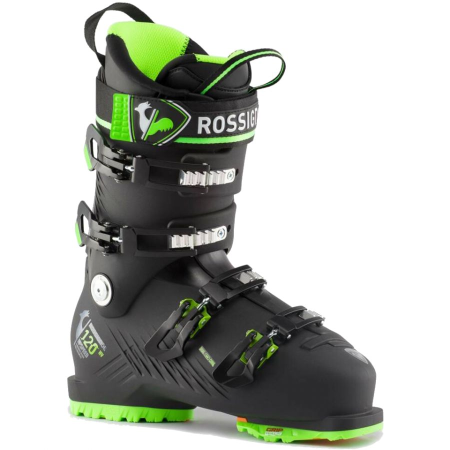 Rossignol HI-Speed 120 HV GW, monot, miesten, musta/vihreä