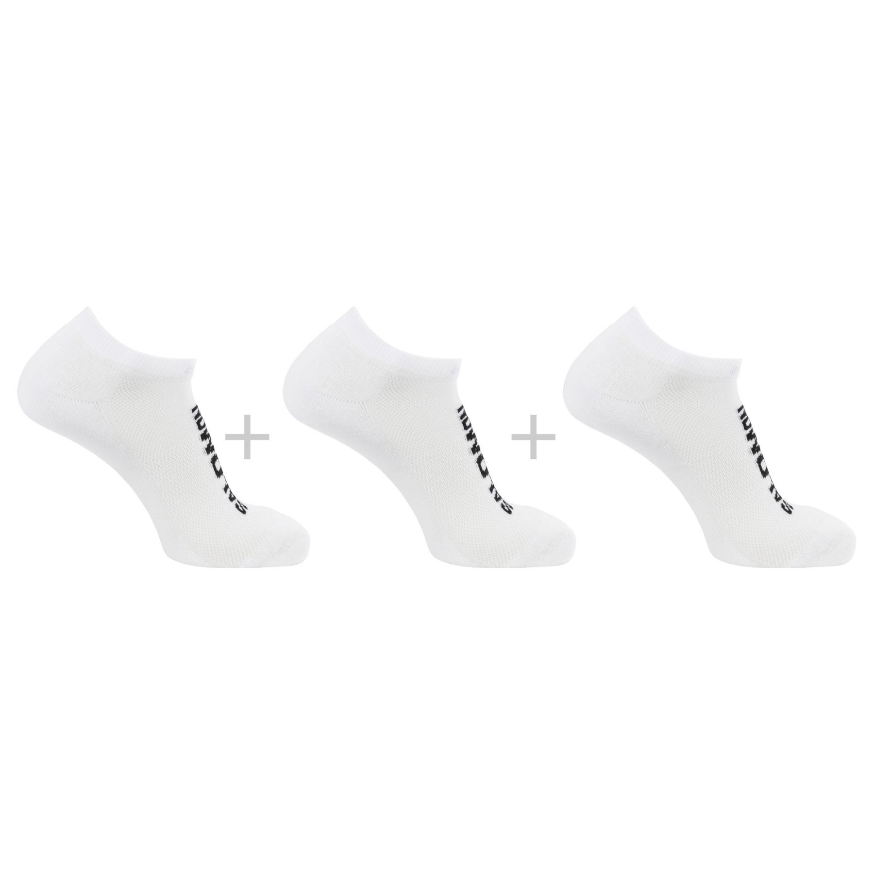 Salomon Everyday Low 3-Pack, sukat, valkoinen