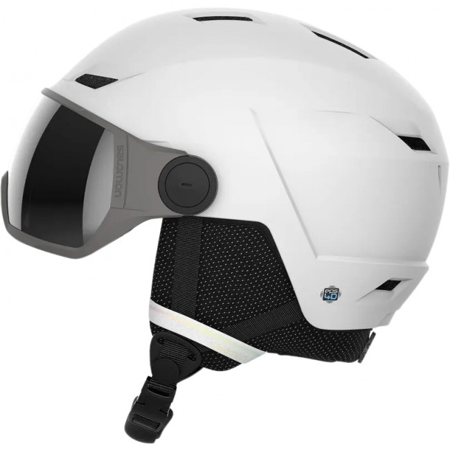 Salomon Icon LT Visor FLS visiiri hiihtokypärä valkoinen