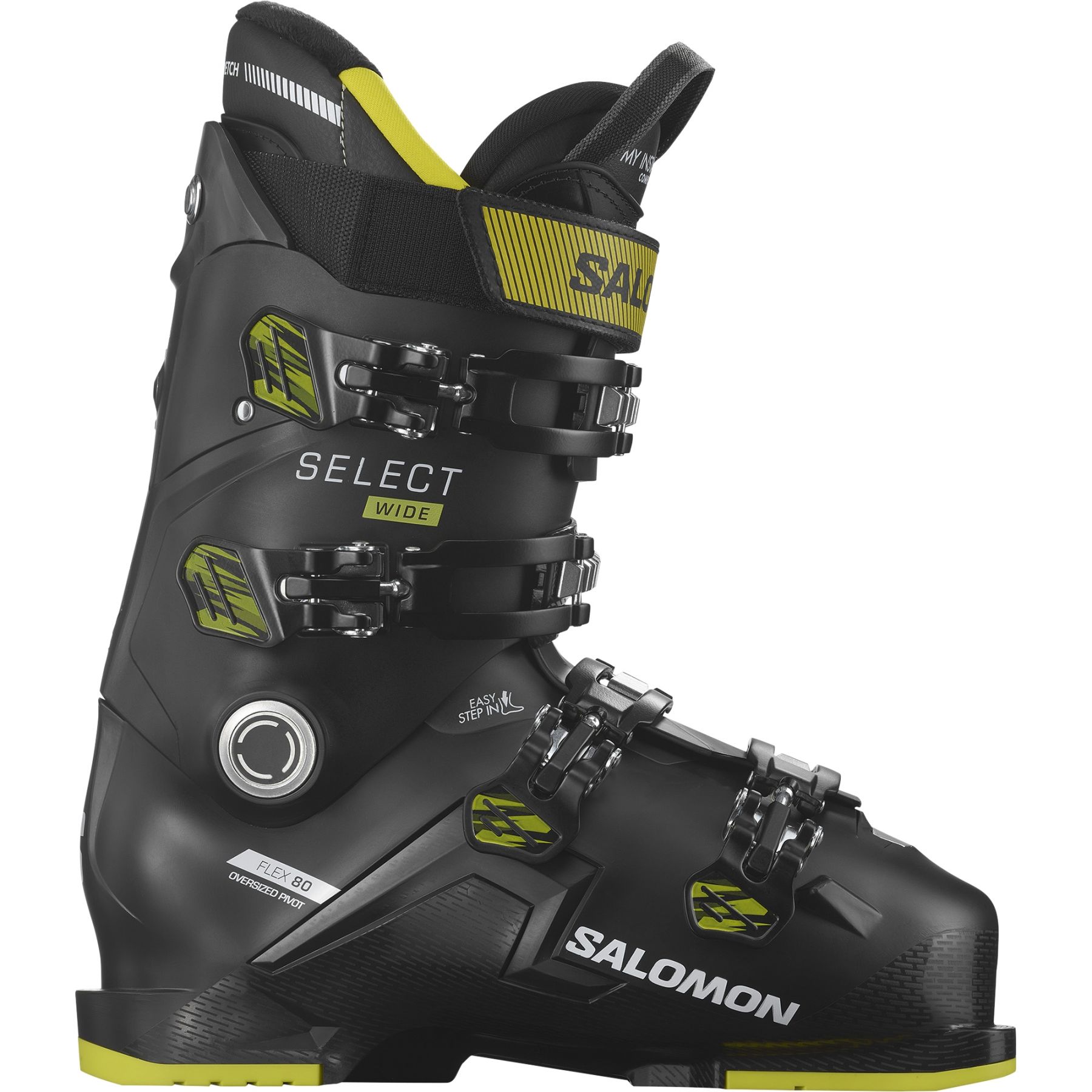 Salomon Select 80 WIDE, laskettelumonot, miesten, musta/vihreä/valkoinen