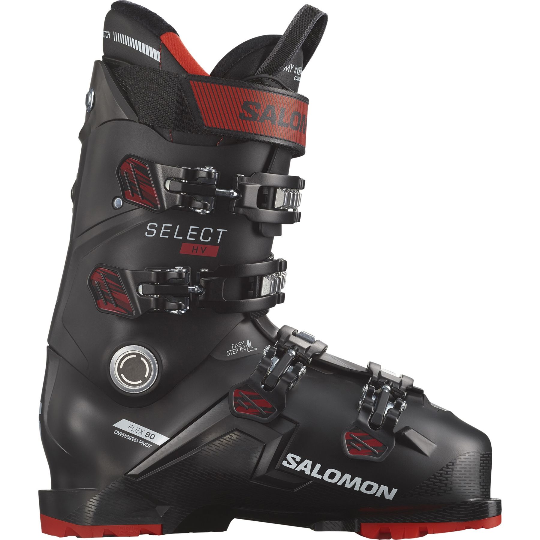 Salomon Select HV 90 GW, laskettelumonot, miesten, musta/punainen