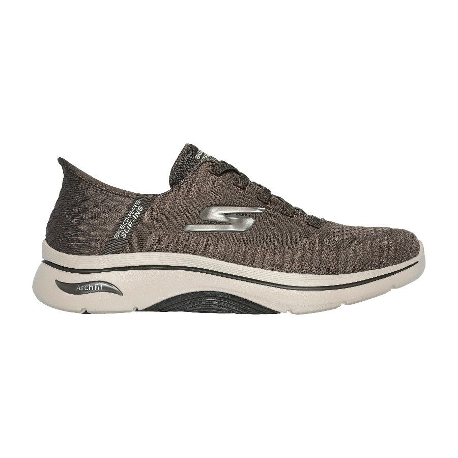 Skechers Go Walk Arch Fit 2.0 - Grand, kengät, miehet, luonnonvärinen