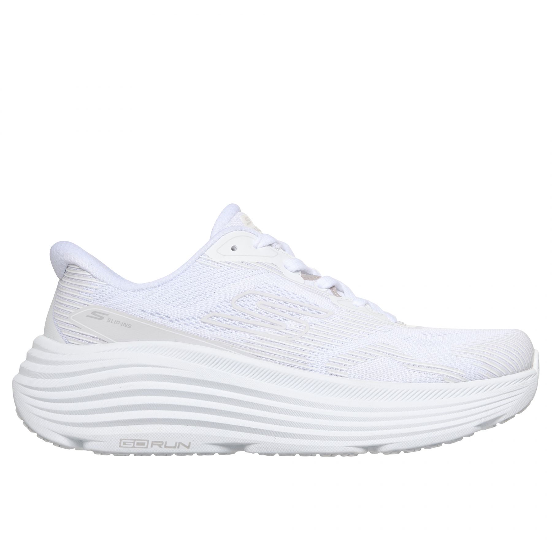 Skechers Max Cushioning Endeavour, ulkoilukengät, nainen, valkoinen
