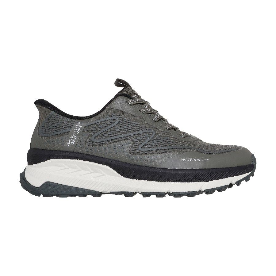 Skechers Switch Back - Mist, ulkoilukengät, naiset, vihreä