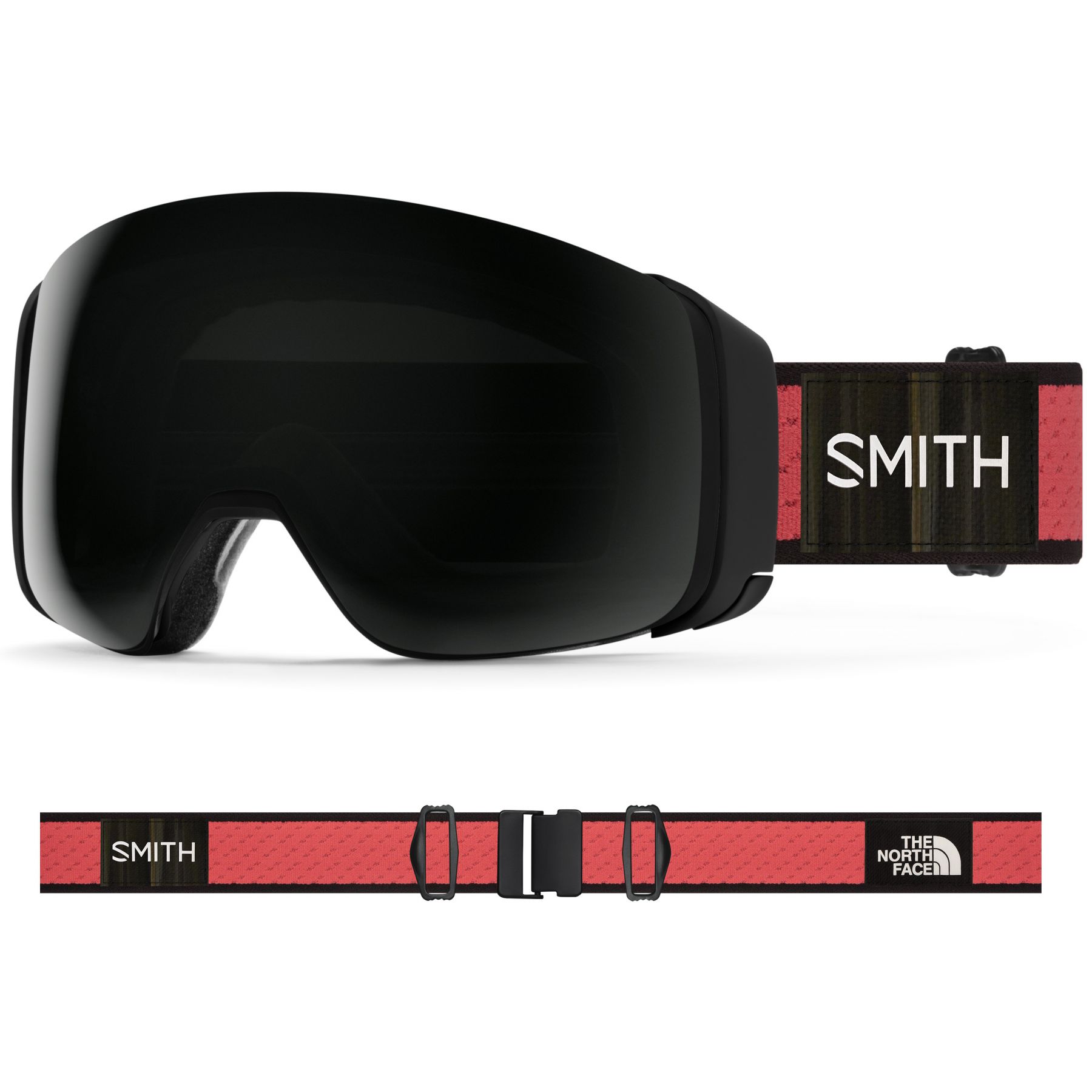 Smith 4D Mag laskettelulasit TNF red x Smith