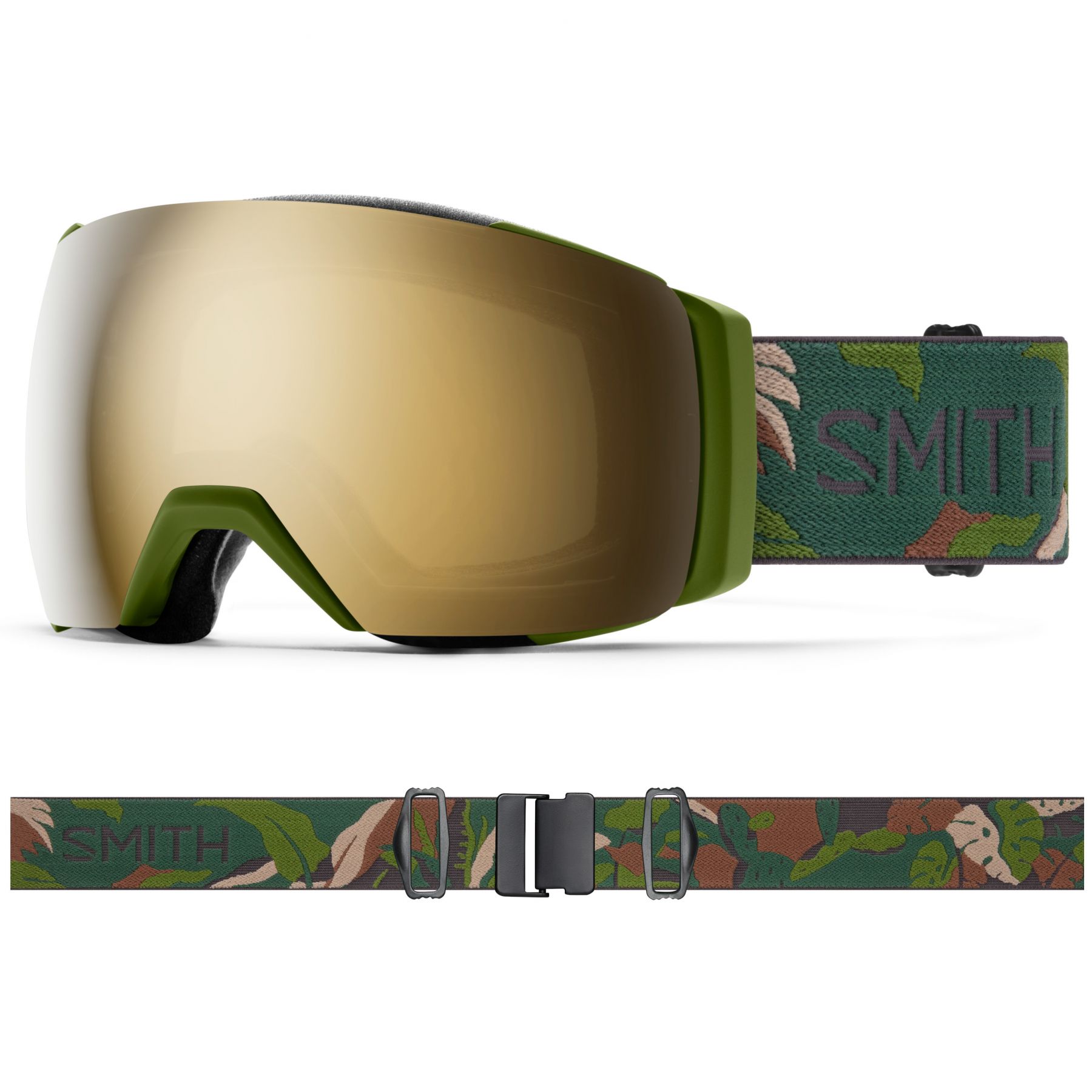 Smith I/O Mag XL laskettelulasit olive plant camo