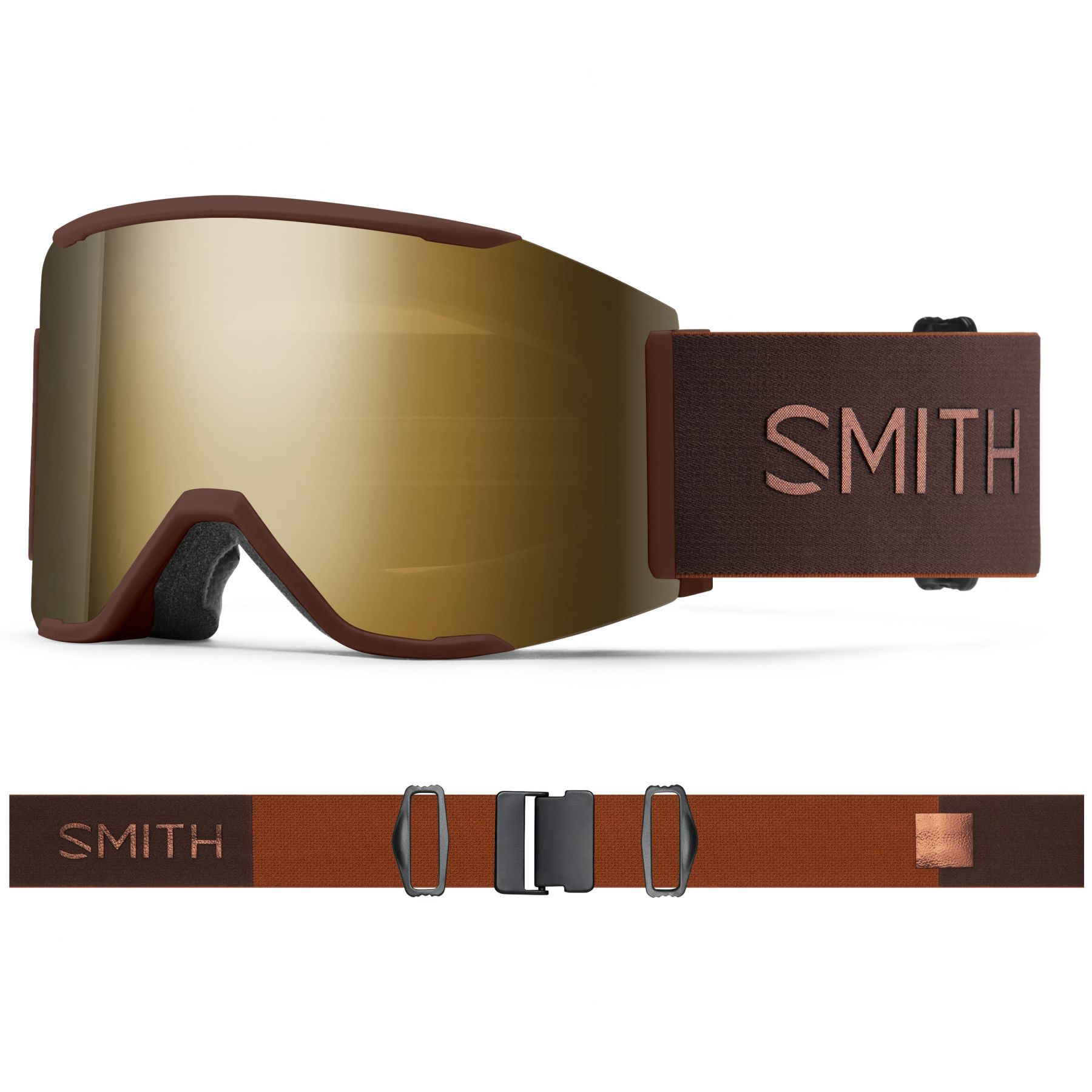 Smith Squad Mag laskettelulasit sepia luxe