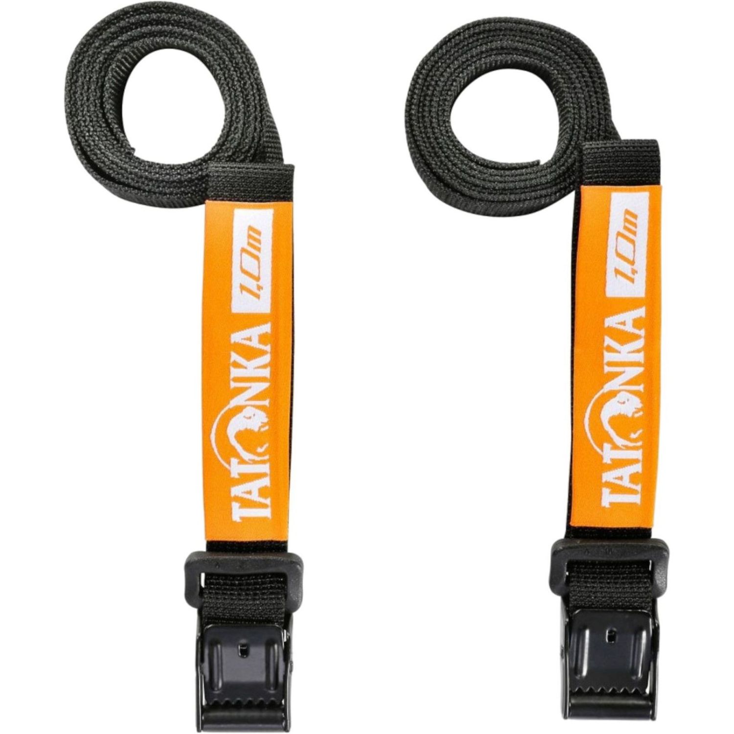 Tatonka Easy Strap 18mm/1,0m, kiristysremmit, musta, 1 pari