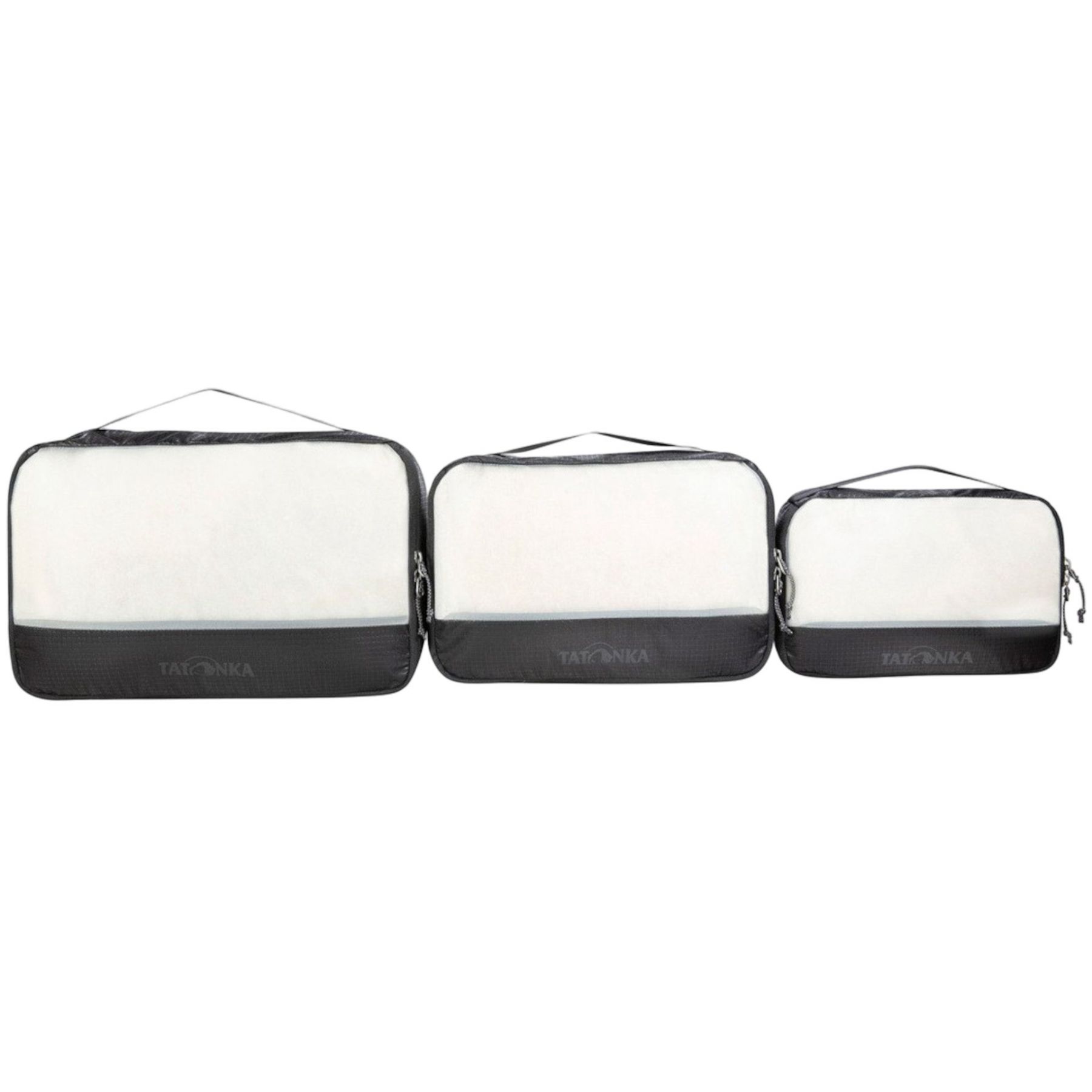 Tatonka Mesh Bag Set III, pakkauspussi, musta, 3 kpl.