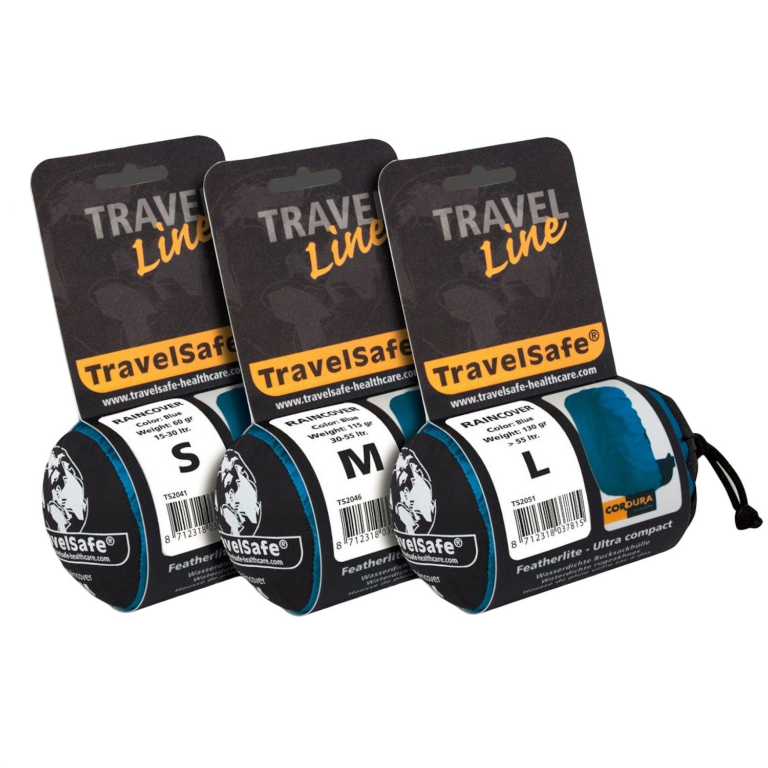 TravelSafe Featherlite Sadesuoja M, sininen