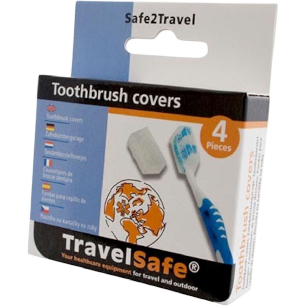 TravelSafe Hammasharjasuoja, 4 kpl.