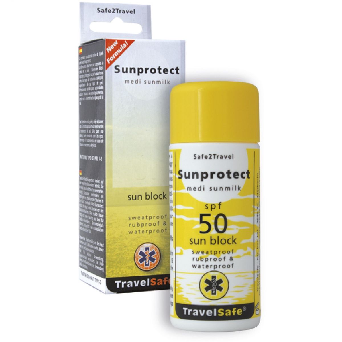 TravelSafe Sunprotect 50, 200 ml, aurinkovoide