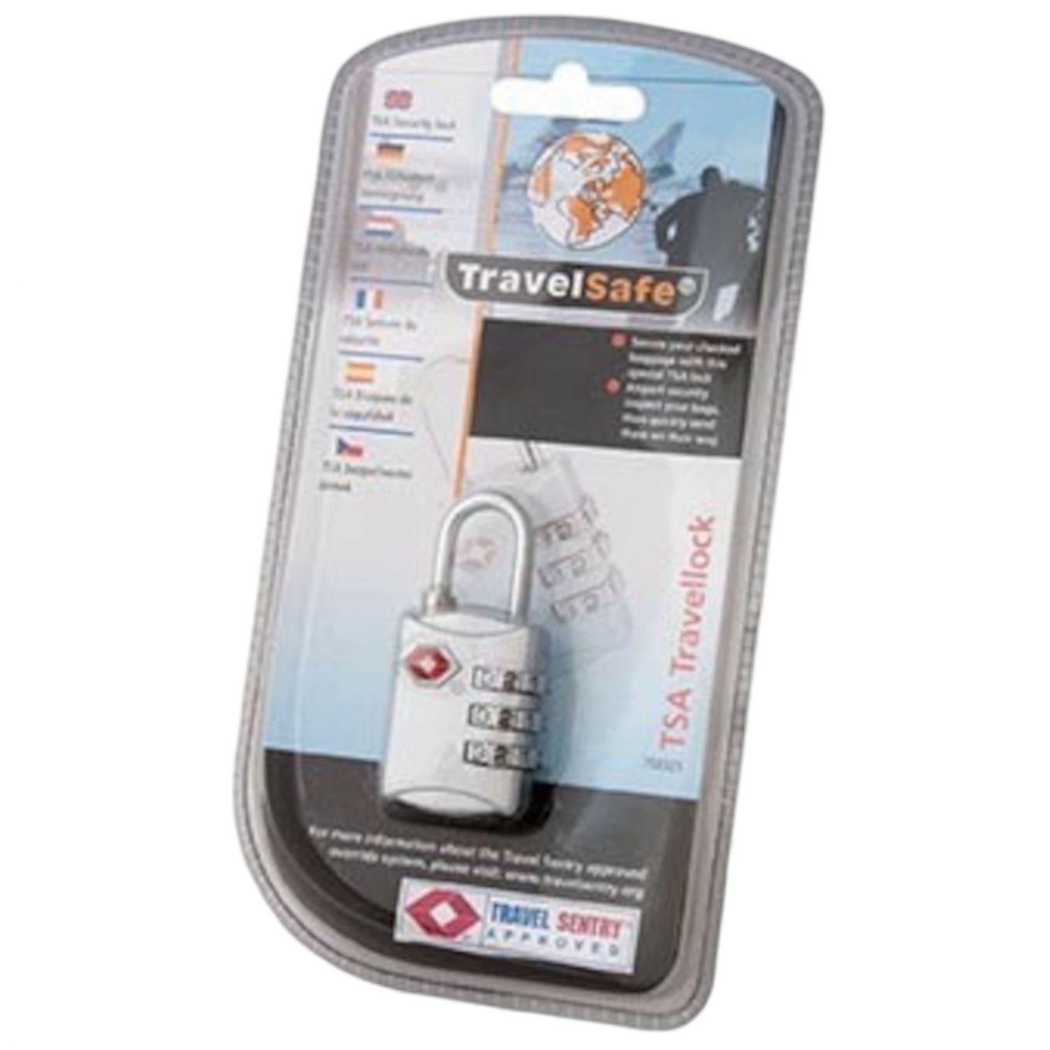 TravelSafe-yhdistelmälukko TSA koodilla