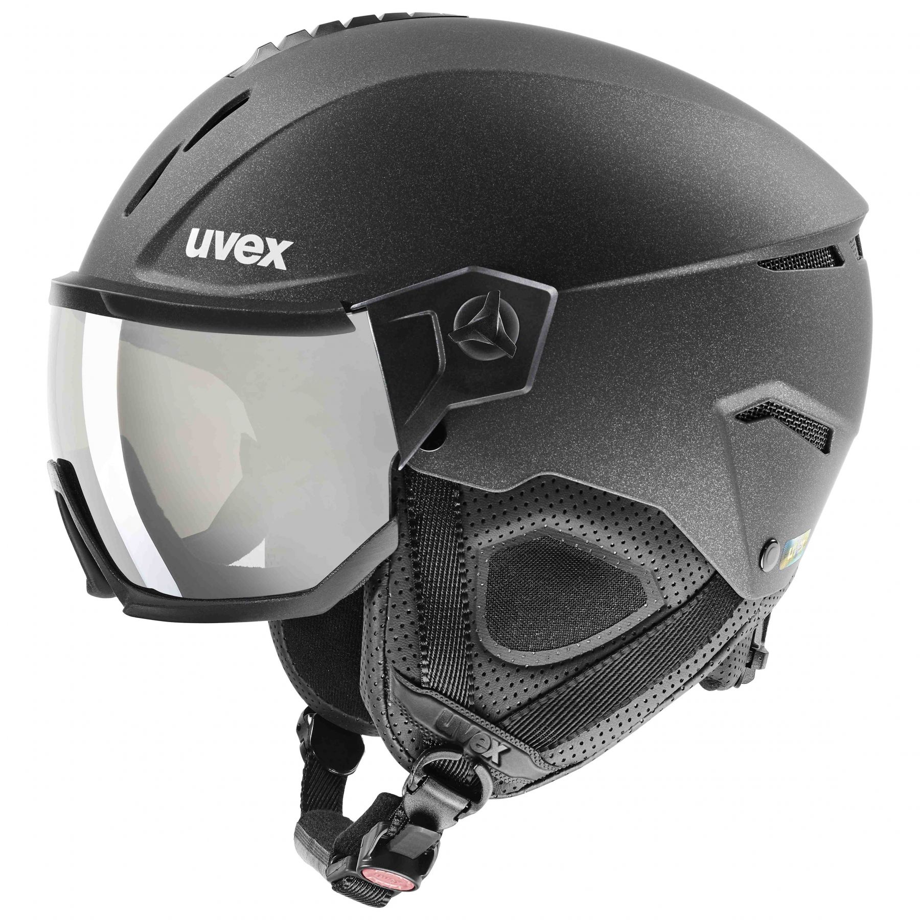 Uvex Instinct Visor laskettelukypärä visiirillä musta